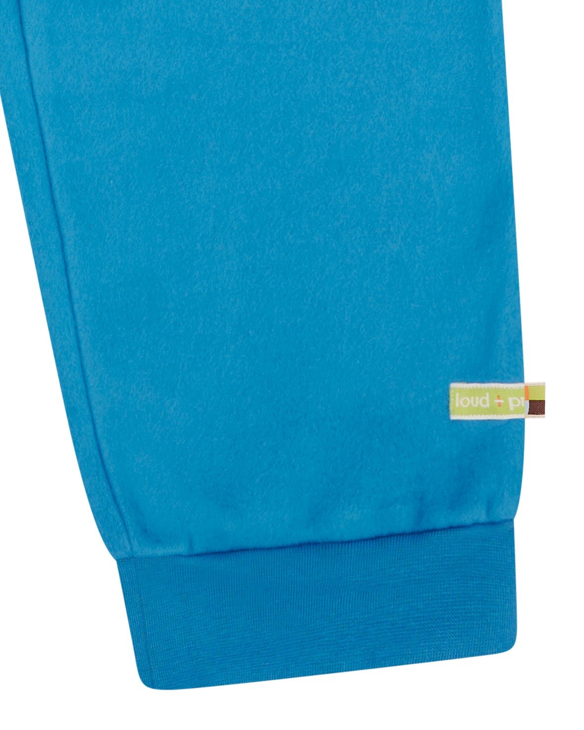Hose aus Baumwoll - Fleece - loud + proud - 4217K - azu - 134/140
