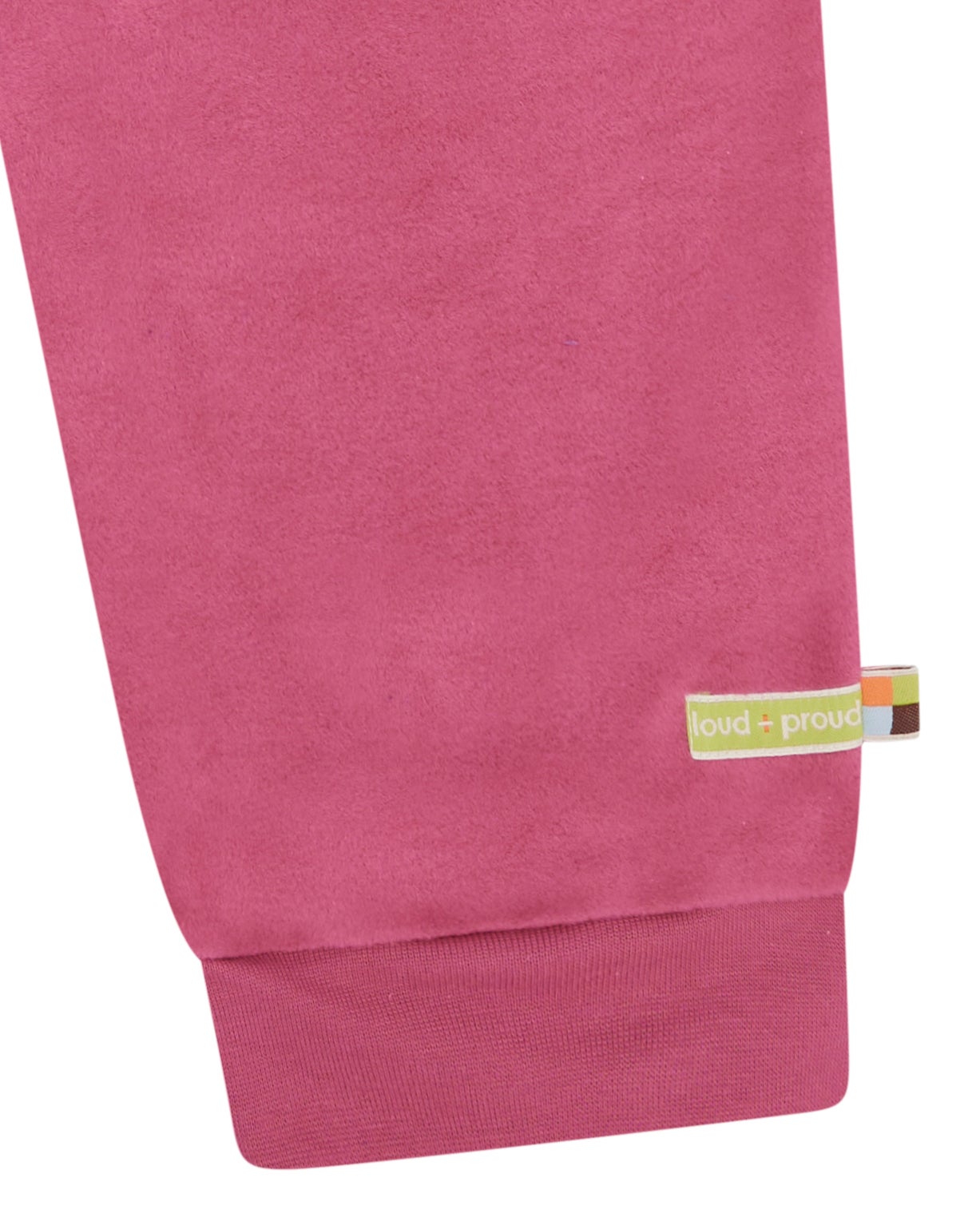 Hose aus Baumwoll - Fleece - loud + proud - 4217K - rou - 134/140