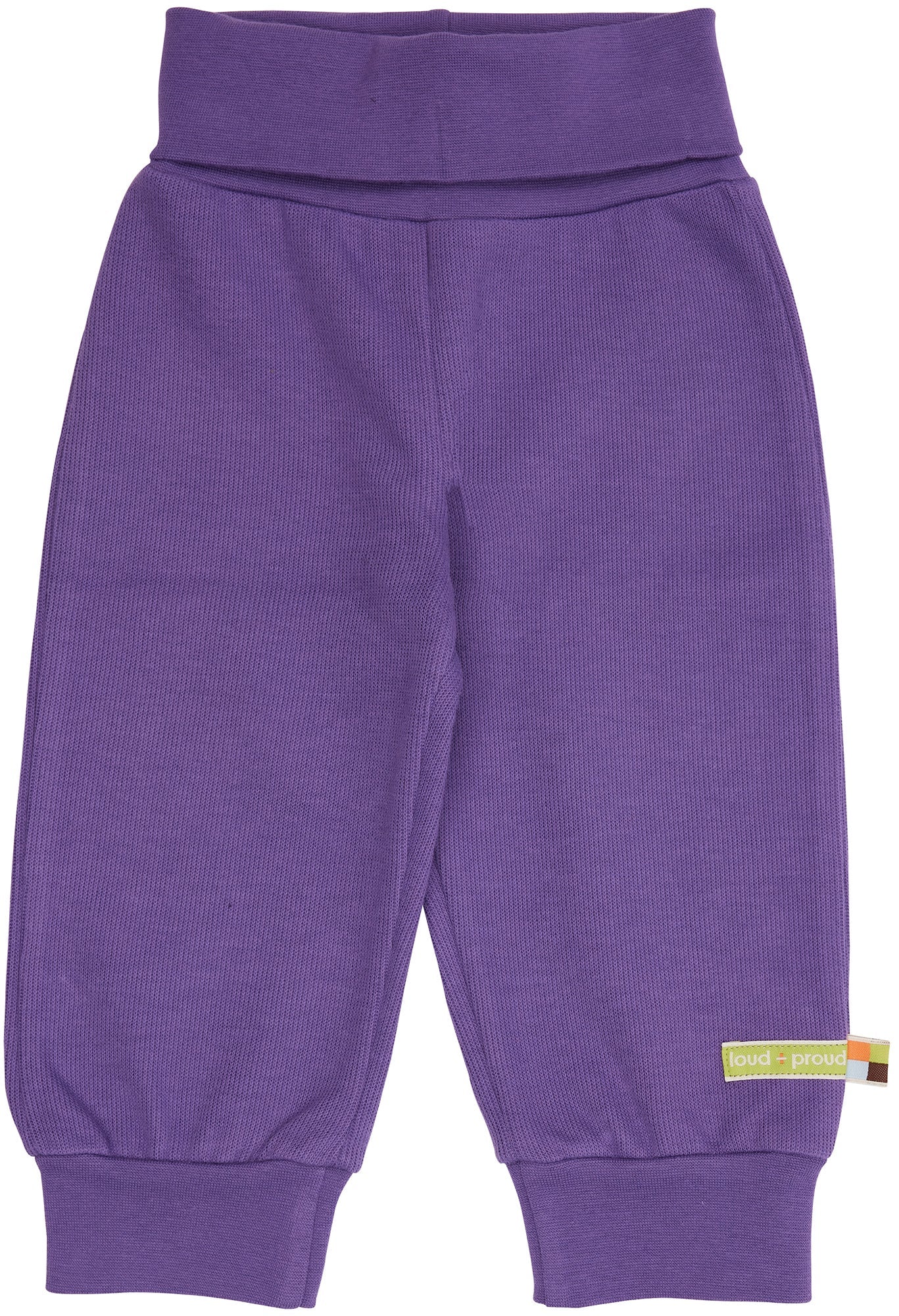Hose Interlock mit Nabelbund - loud + proud - 4190 - vio - 62/68