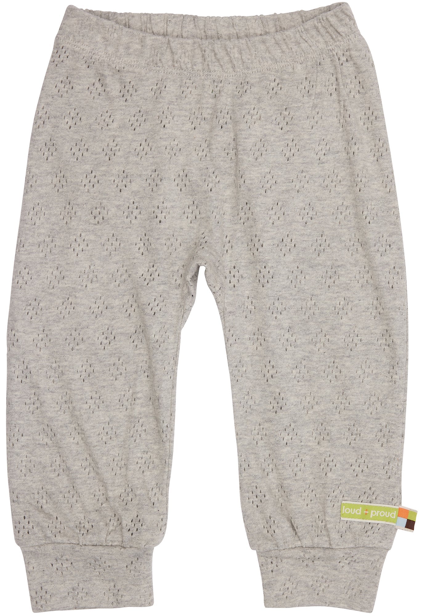 Hose mit Lochmuster - loud + proud - 4194 - sil - 62/68