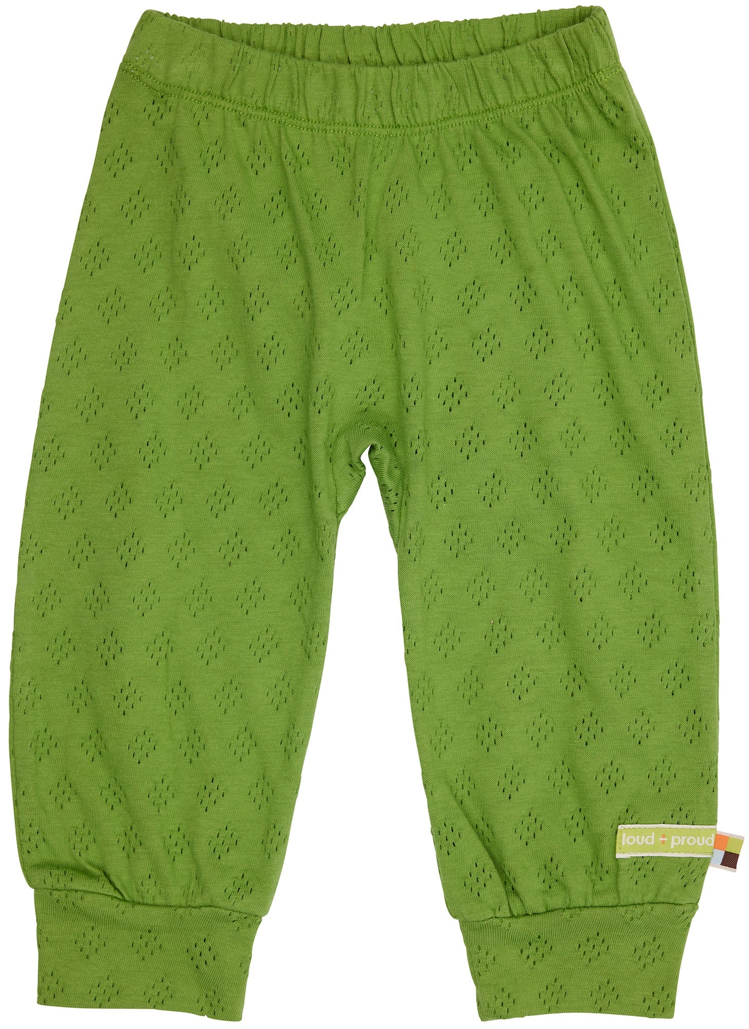 Hose mit Lochmuster - loud + proud - 4194 - grs - 62/68