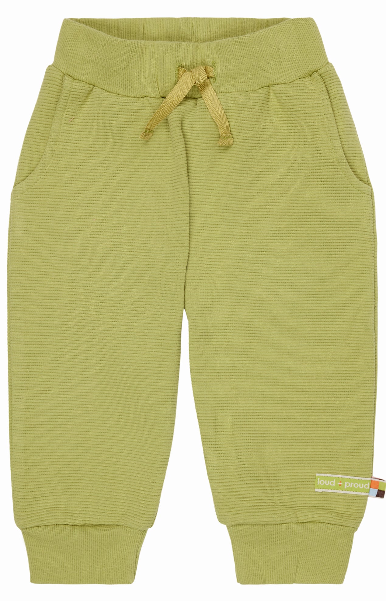 Hose Rippenstruktur - loud + proud - 4170 - avo - 62/68