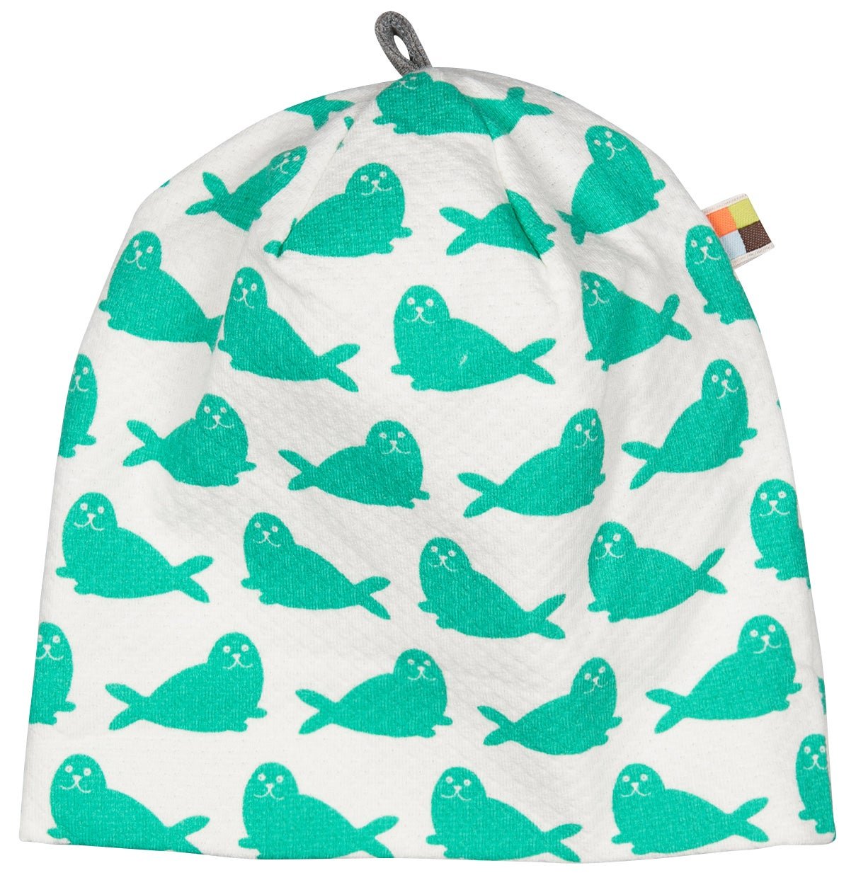 - Interlock - Mütze Druck - loud + proud - 7072-Jade-62/68