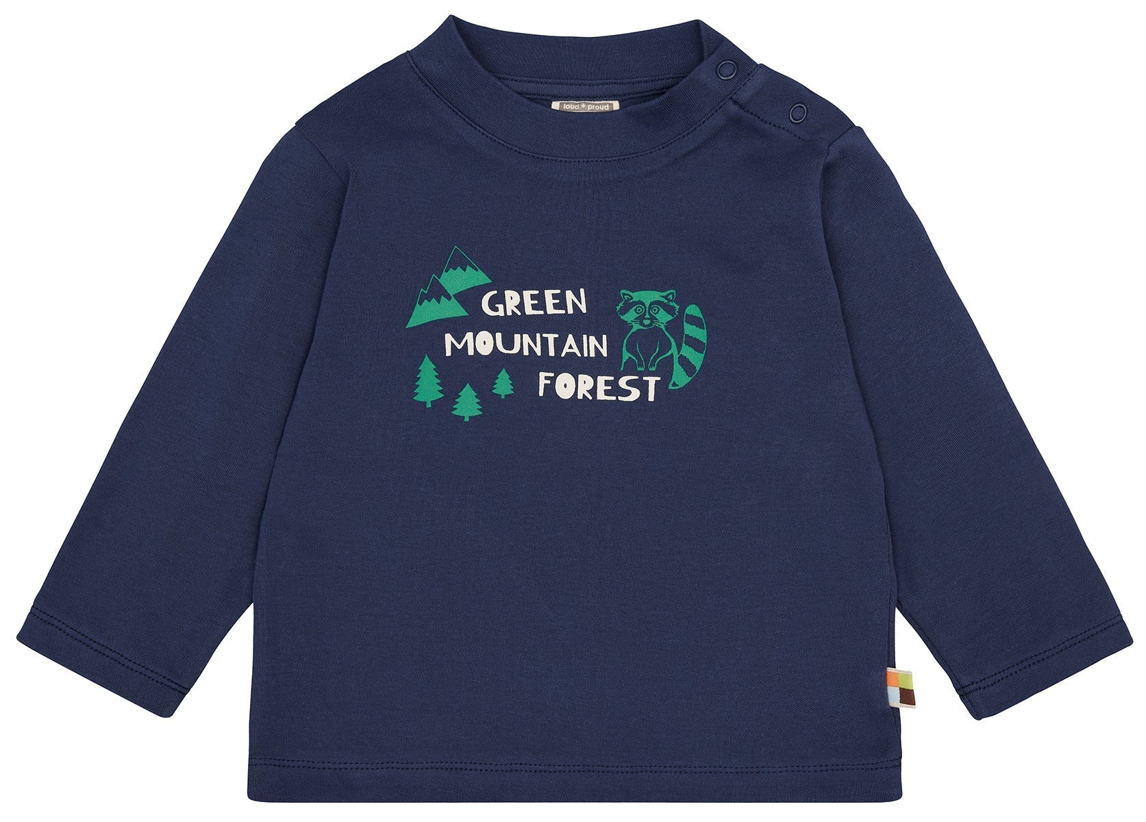 Interlock Shirt mit Druckmotiv - loud + proud - 1166 - ul - 62/68