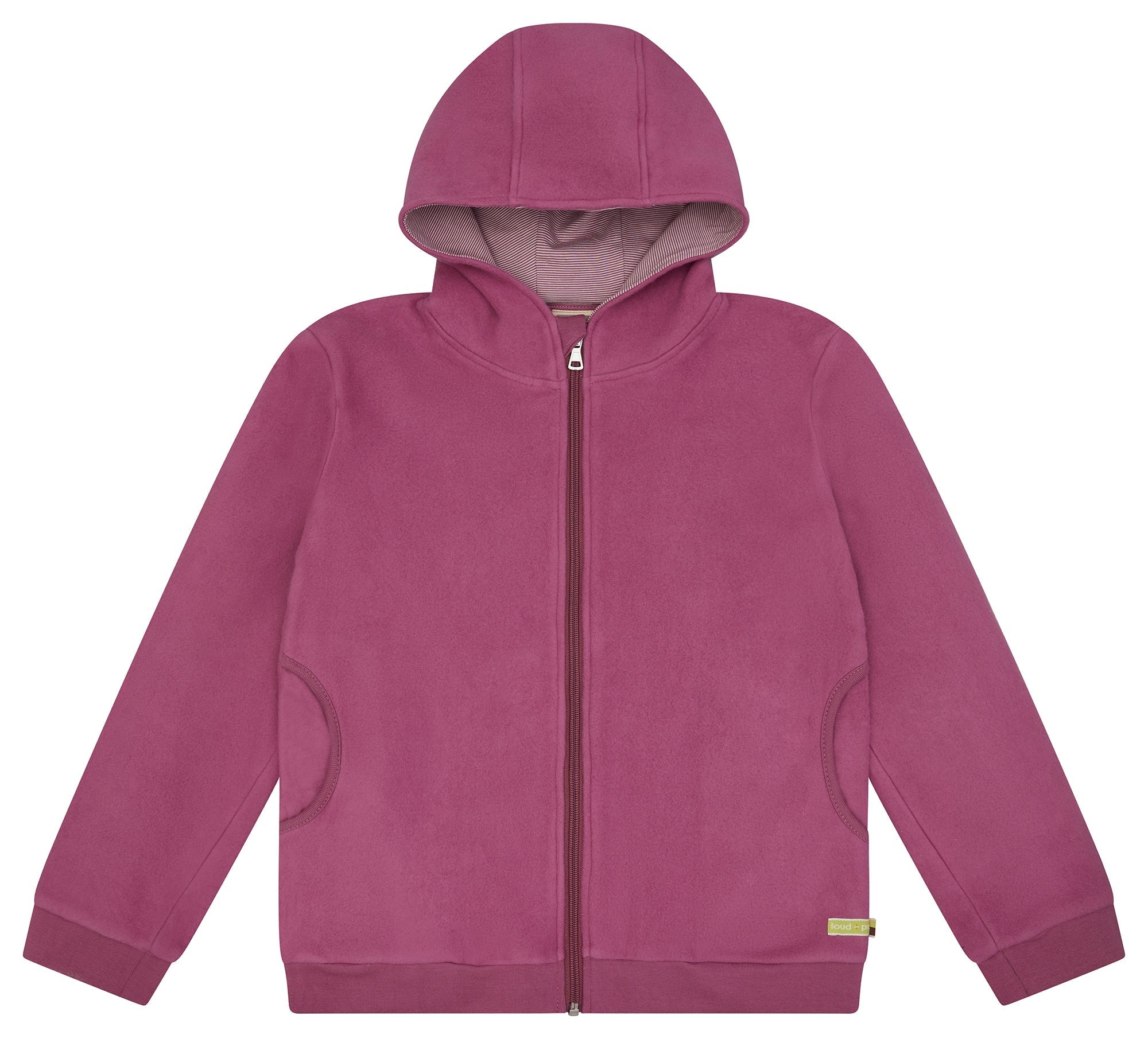 Jacke aus Baumwoll - Fleece - loud + proud - 3165K - grp - 134/140