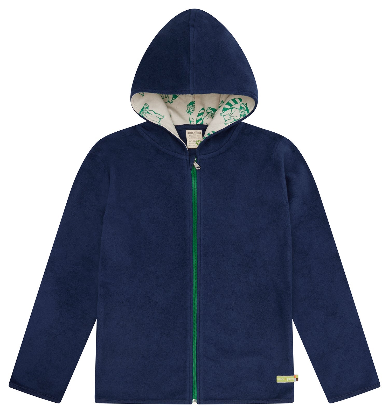 Jacke aus Baumwoll - Fleece - loud + proud - 3147K - ul - 134/140