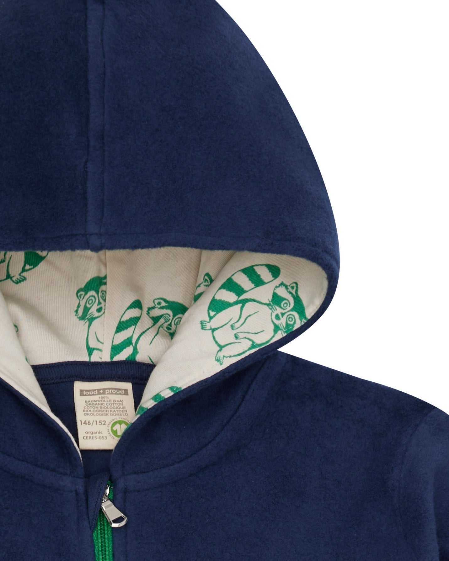 Jacke aus Baumwoll - Fleece - loud + proud - 3147K - ul - 134/140