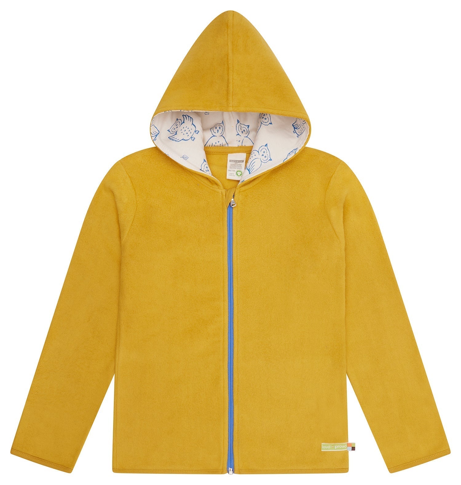 Jacke aus Baumwoll - Fleece - loud + proud - 3147K - cur - 134/140