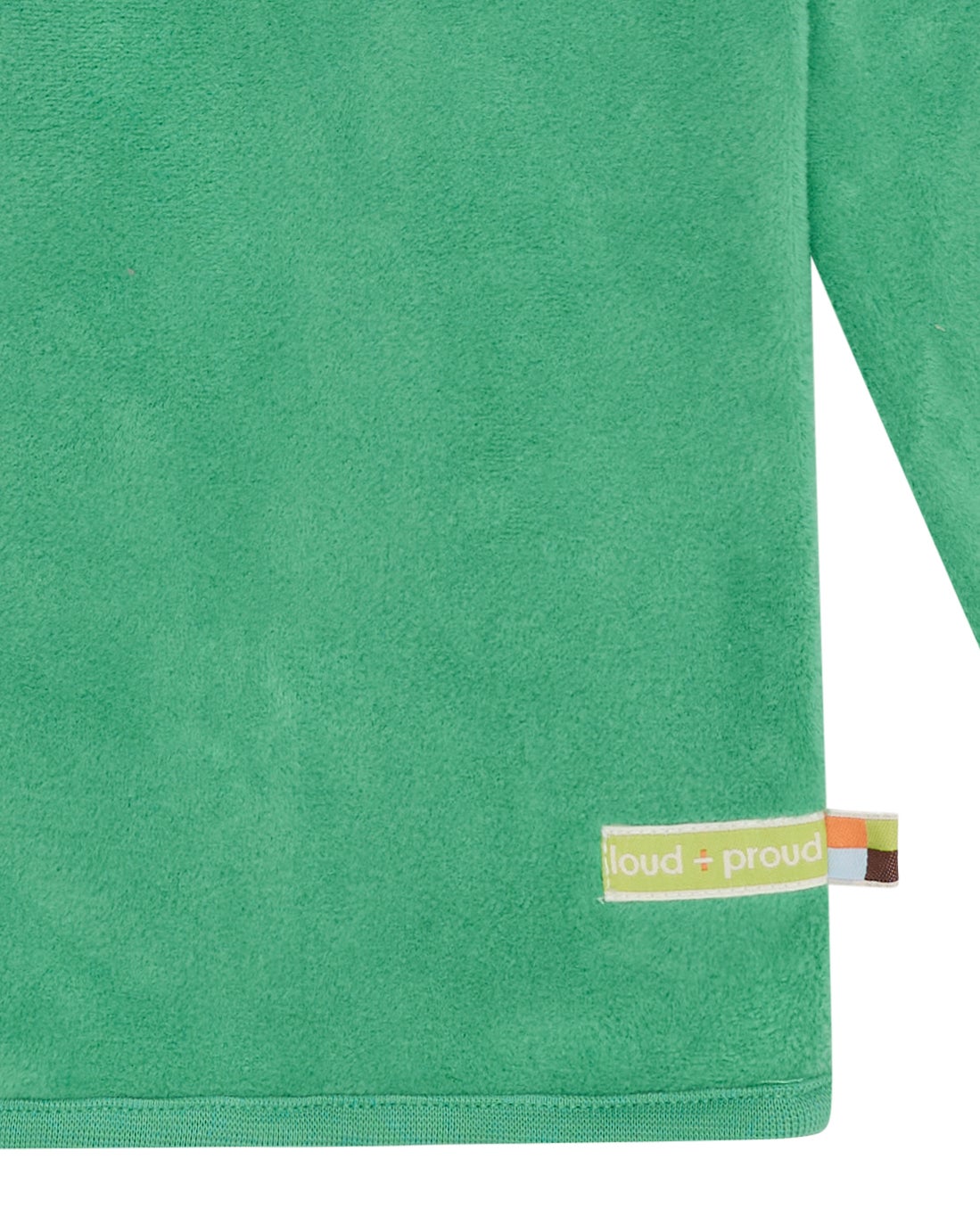 Jacke aus Baumwoll - Fleece - loud + proud - 3147K - pla - 134/140