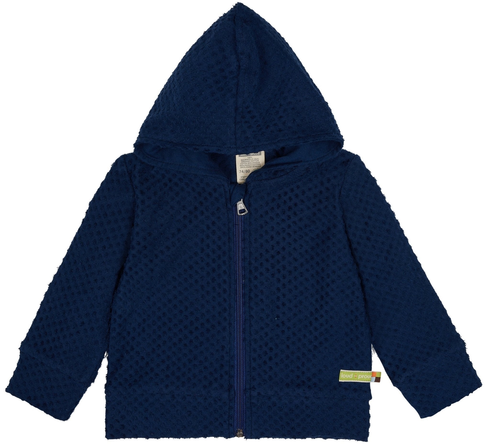 Jacke aus Frottee mit Punkten - loud + proud - 3122 - ul - 62/68