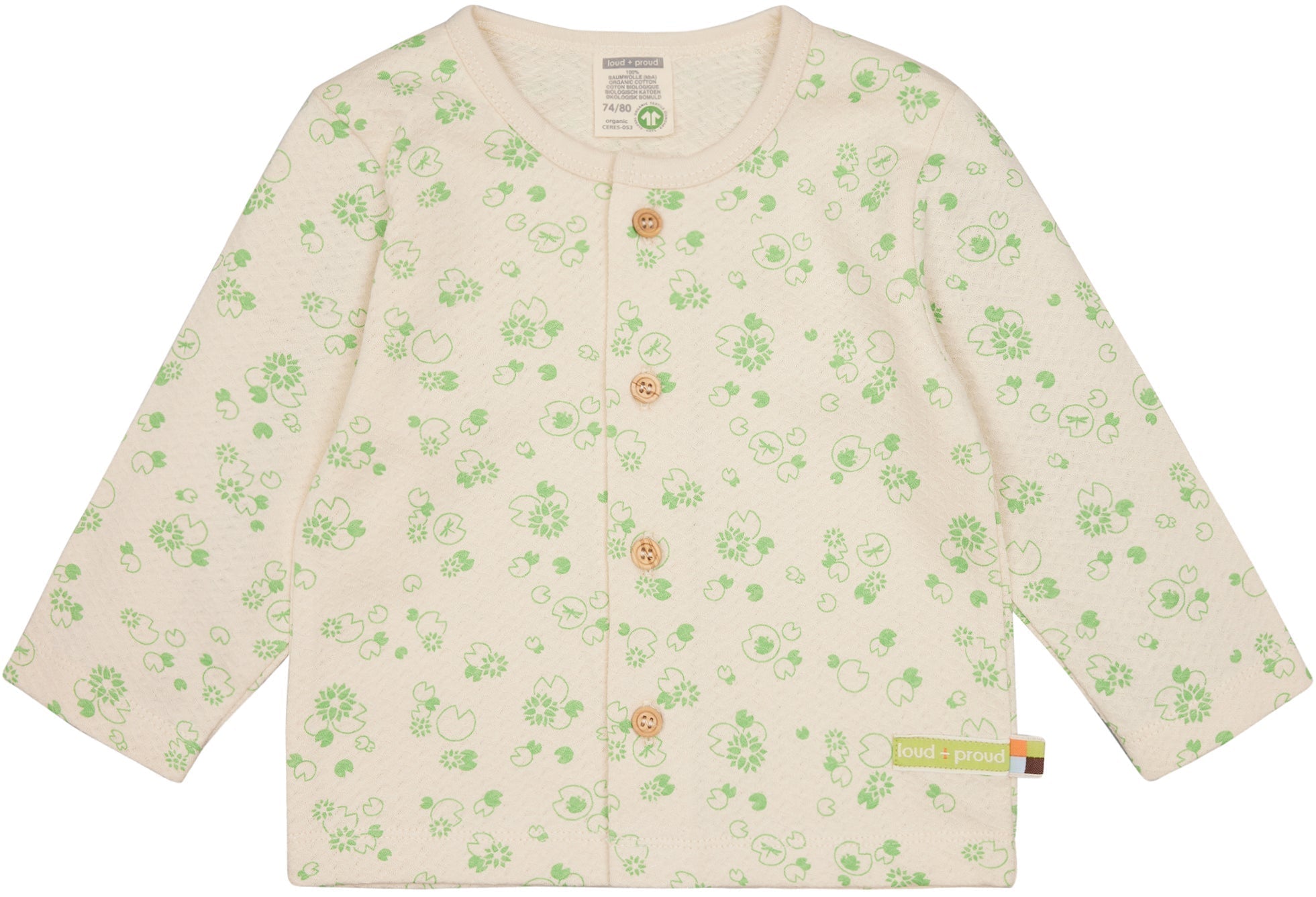 Jacke aus Musseline Jersey mit Druck - loud + proud - 3142 - van - 62/68