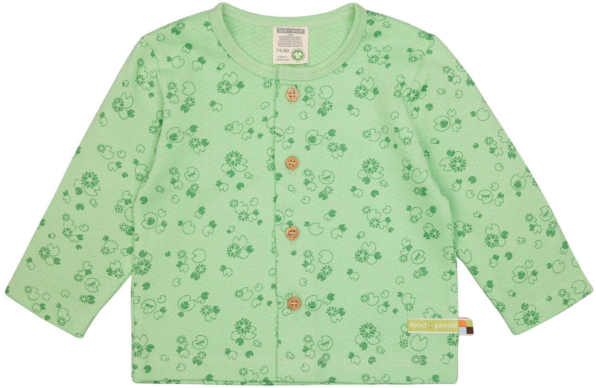 Jacke aus Musseline Jersey mit Druck - loud + proud - 3142 - op - 62/68