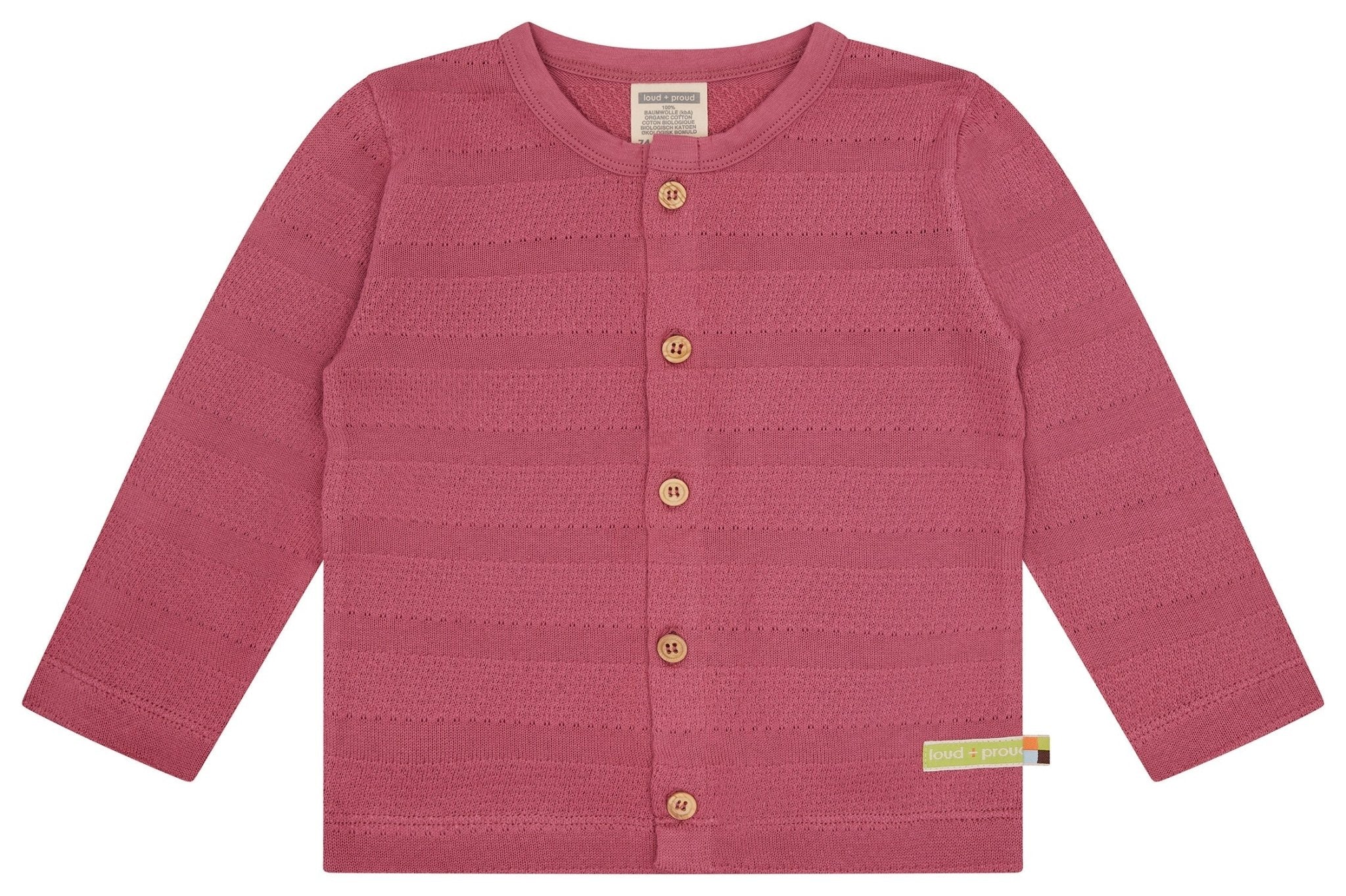 Jacke Jacquard - loud + proud - 3158 - rou - 62/68