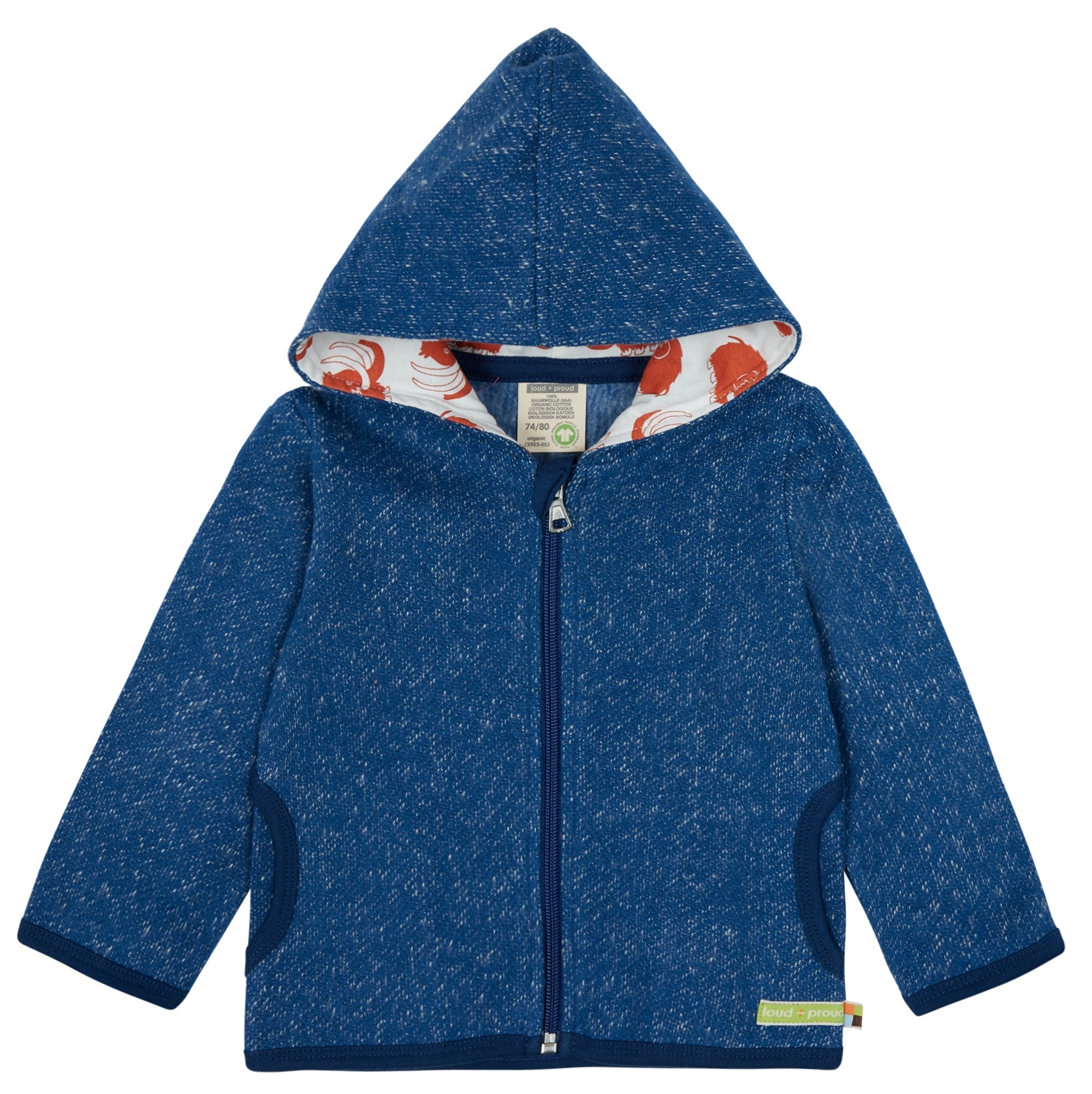 - Jacke Melange Strick - loud + proud - 3111-ul-62/68