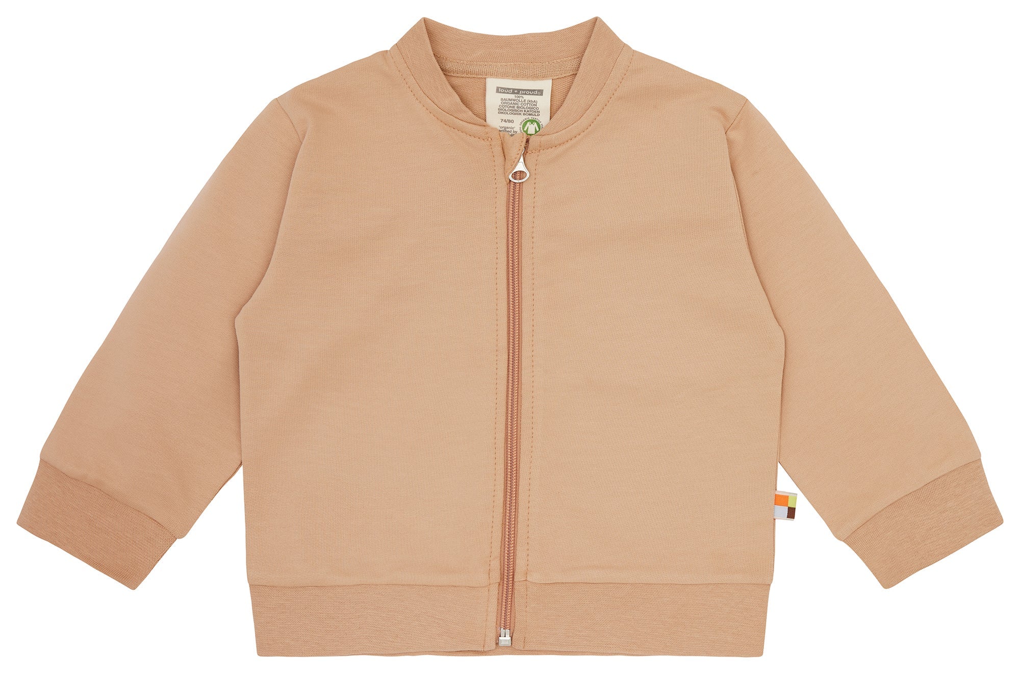 Jacke mit Pflanzenfarben gefärbt - loud + proud - 3161 - wal - 62/68