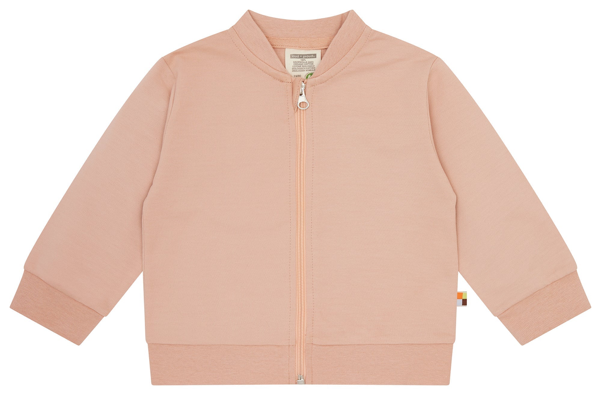 Jacke mit Pflanzenfarben gefärbt - loud + proud - 3161 - pom - 62/68