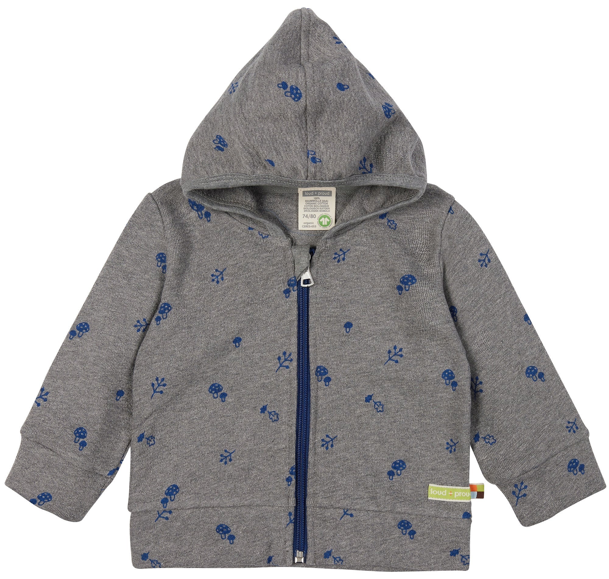 - Jacke Strukturjersey - loud + proud - 3095-gr-62/68