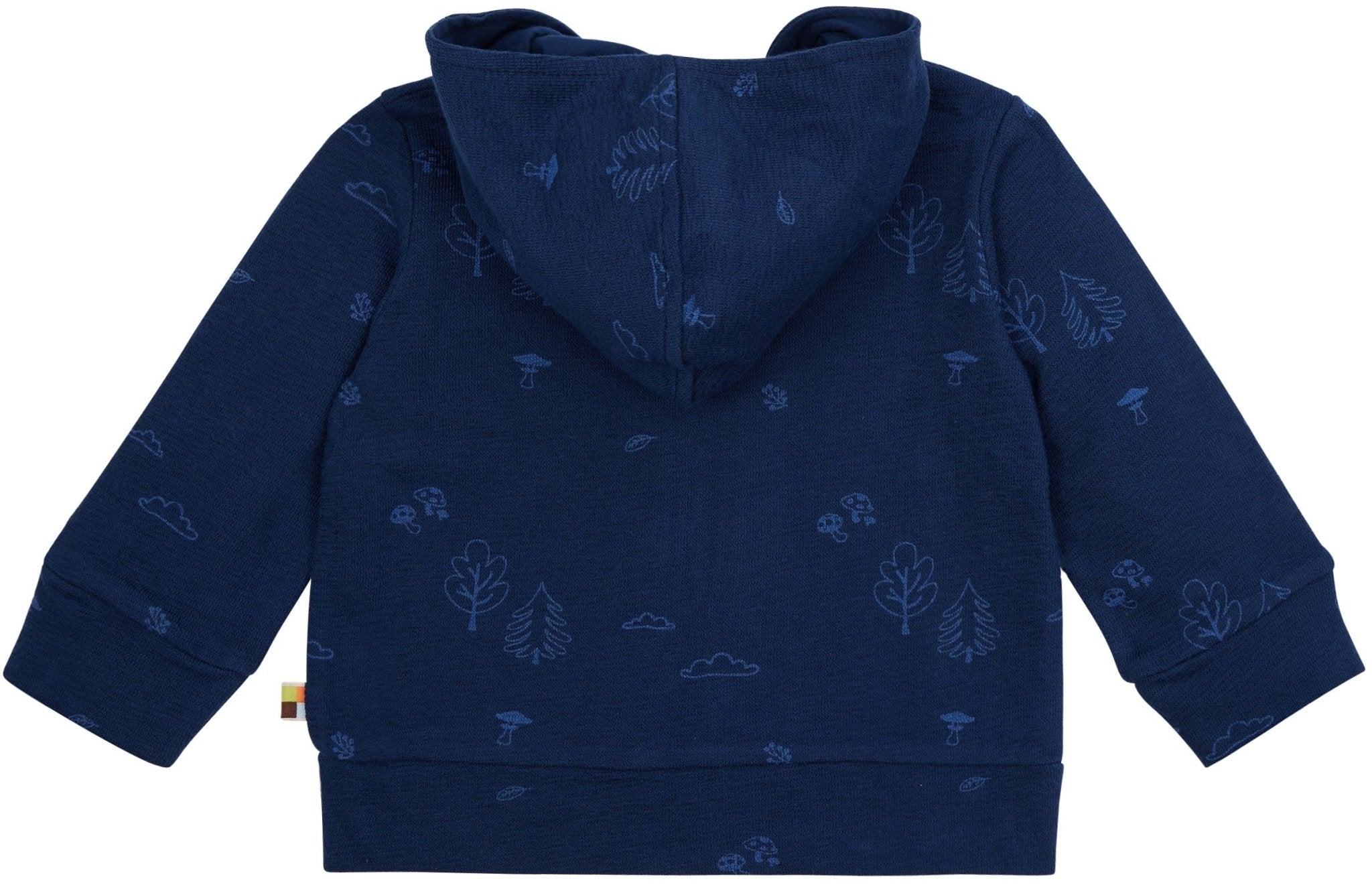 Jacke Strukturstrick mit Druck - loud + proud - 3132 - ul - 62/68