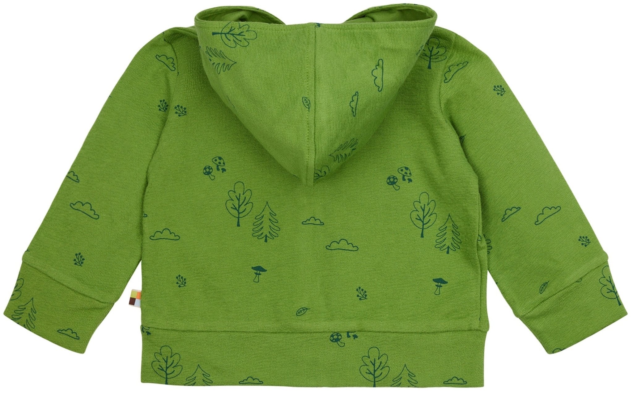 Jacke Strukturstrick mit Druck - loud + proud - 3132 - grs - 62/68