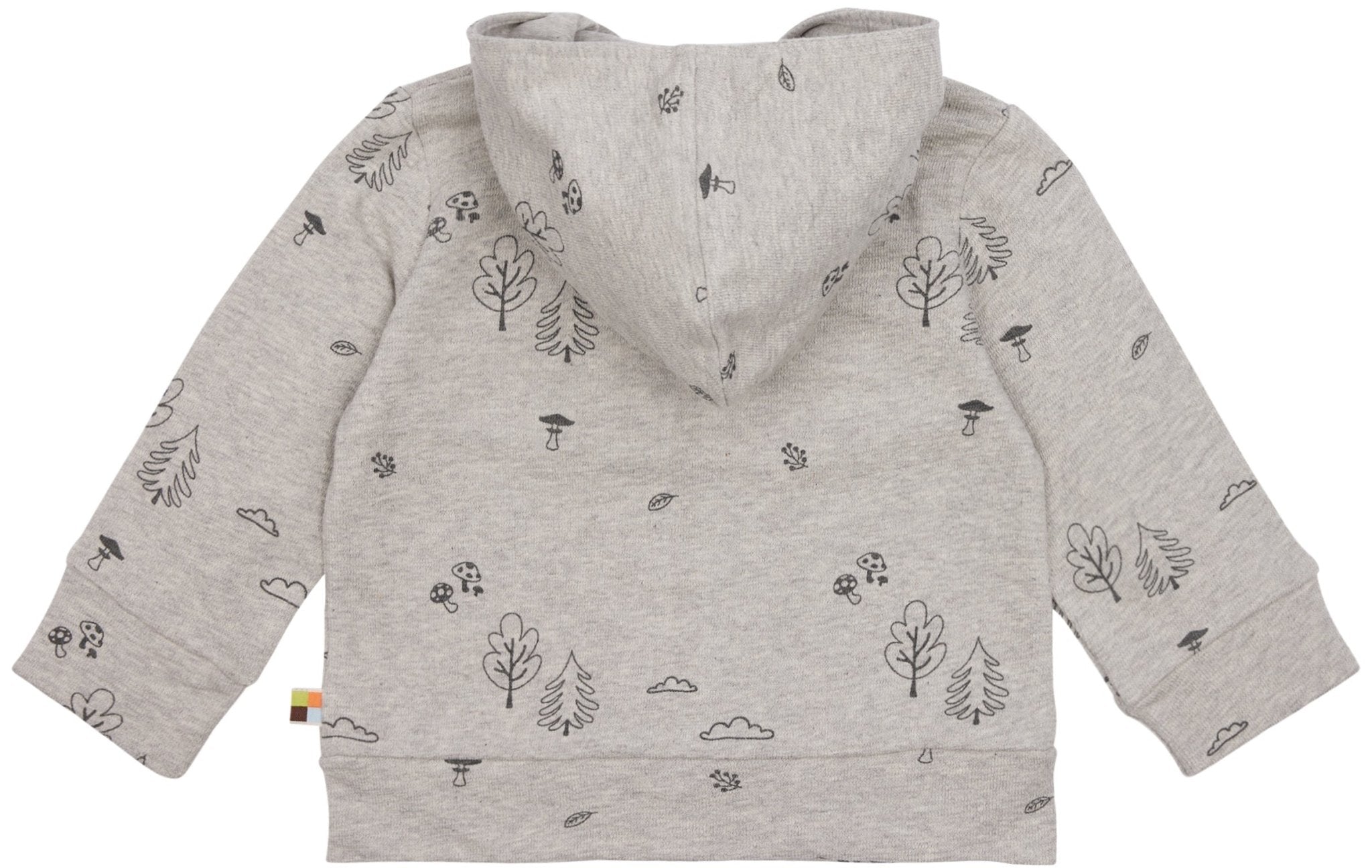 Jacke Strukturstrick mit Druck - loud + proud - 3132 - sil - 62/68