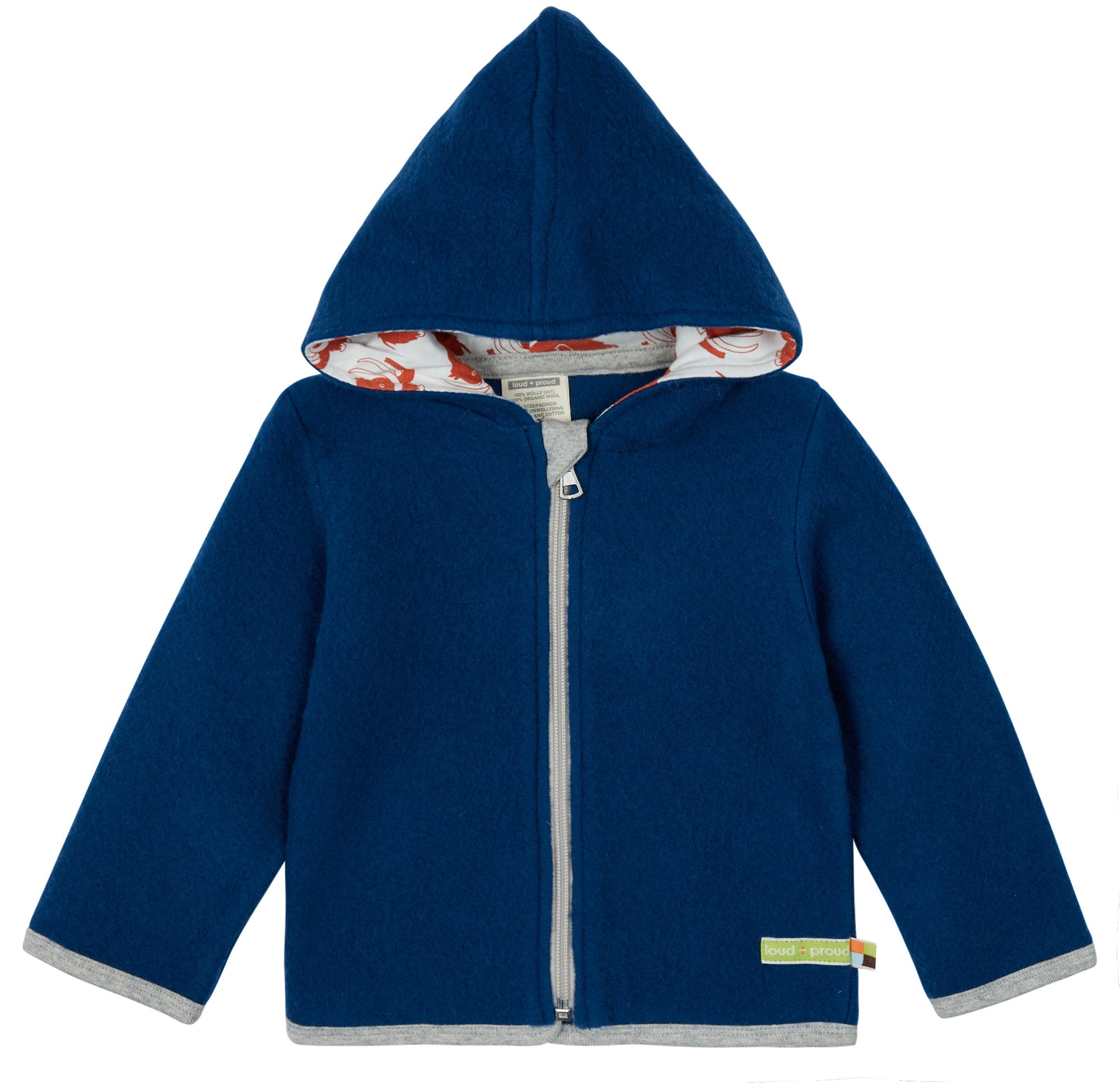 Jacke Wollfleece - loud + proud - 3110 - ul - 50/56