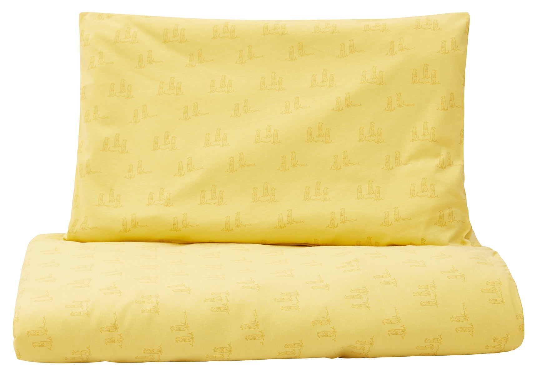 Jersey Bettwäsche - Set für Kinder - loud + proud - 8003 - gol - OS