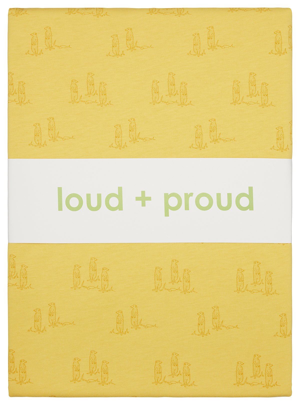 Jersey Bettwäsche - Set für Kinder - loud + proud - 8003 - gol - OS