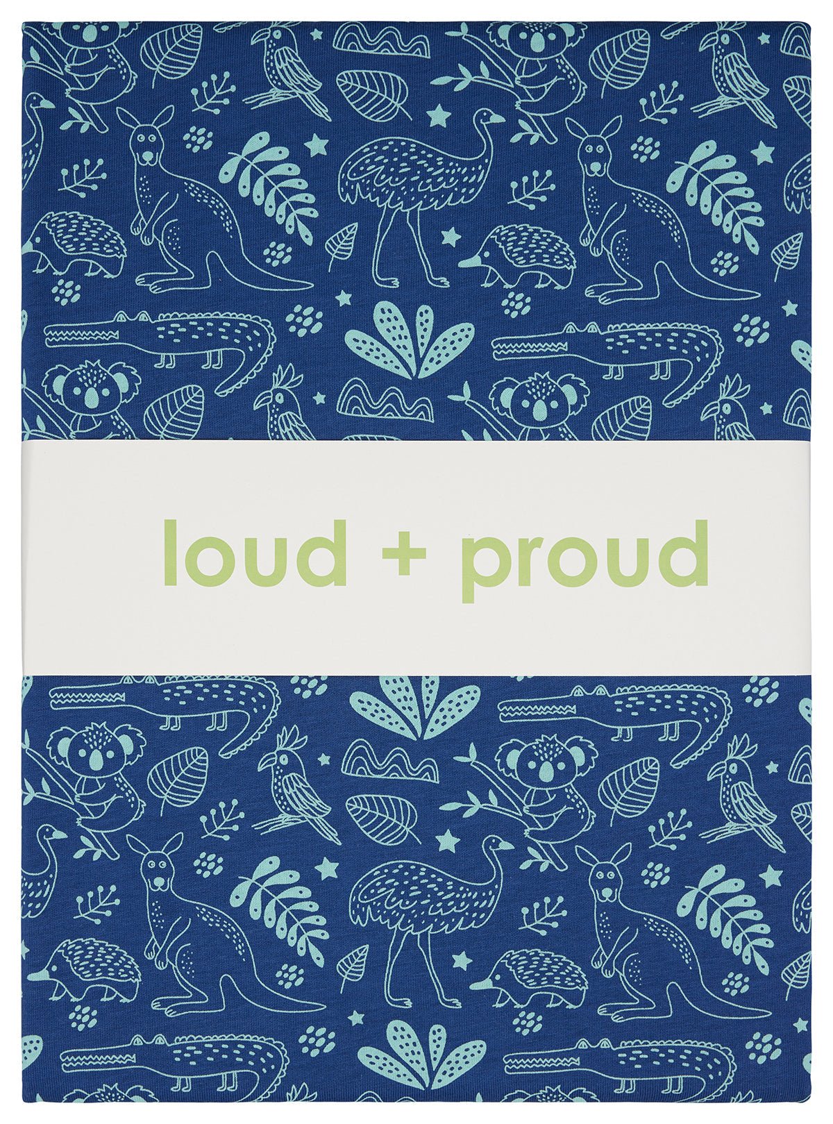 Jersey Bettwäsche - Set für Kinder - loud + proud - 8003 - ul/aus - OS