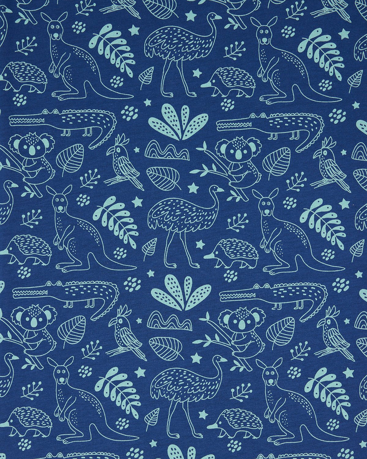 Jersey Bettwäsche - Set für Kinder - loud + proud - 8003 - ul/aus - OS