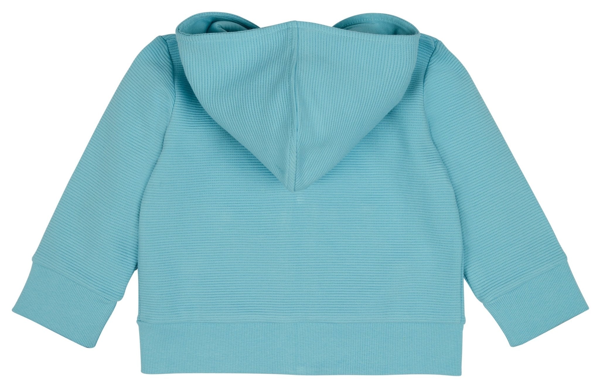 Kapuzenjacke Rippenstruktur - loud + proud - 3118 - cya - 62/68