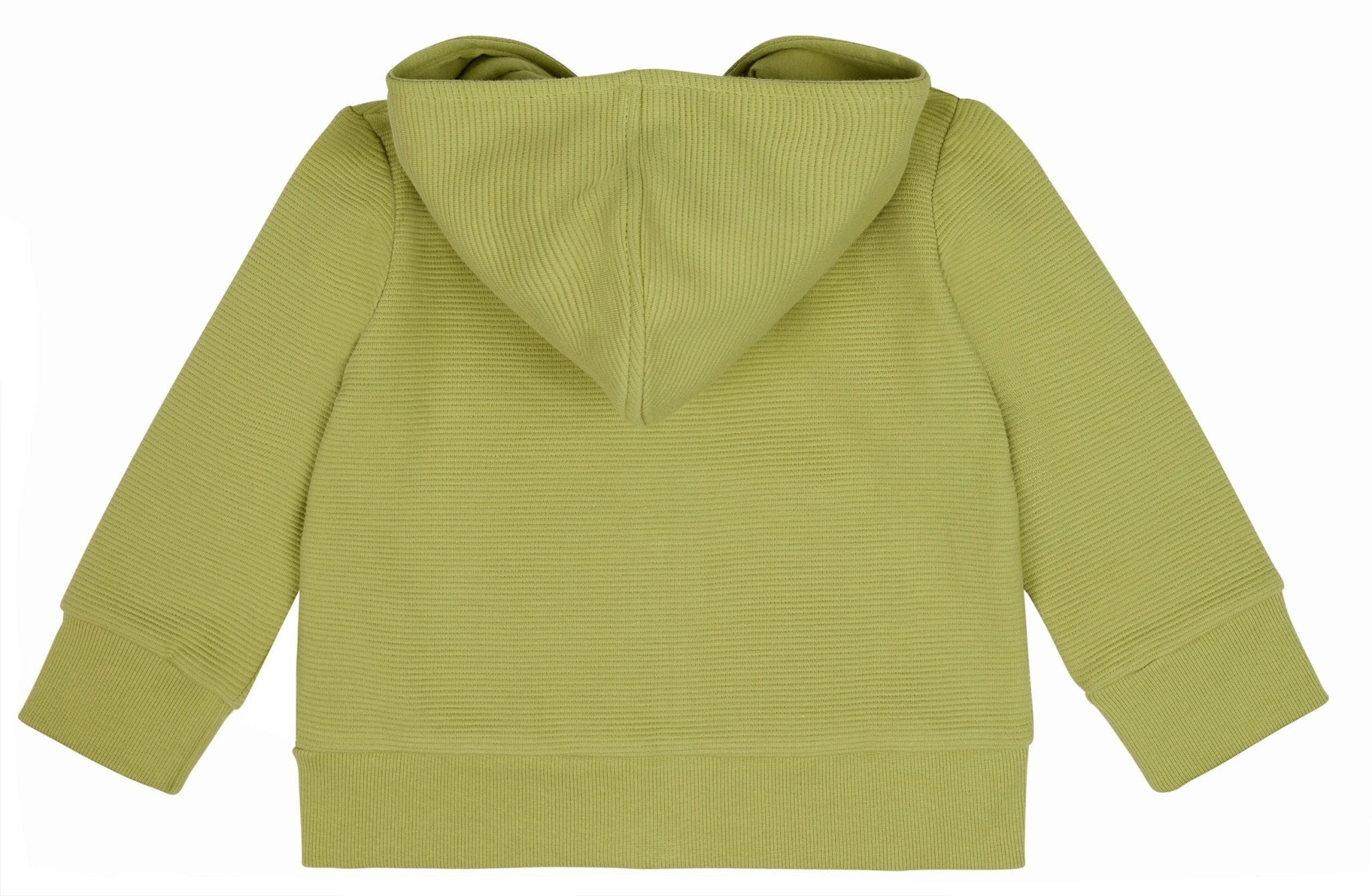 Kapuzenjacke Rippenstruktur - loud + proud - 3118 - avo - 62/68