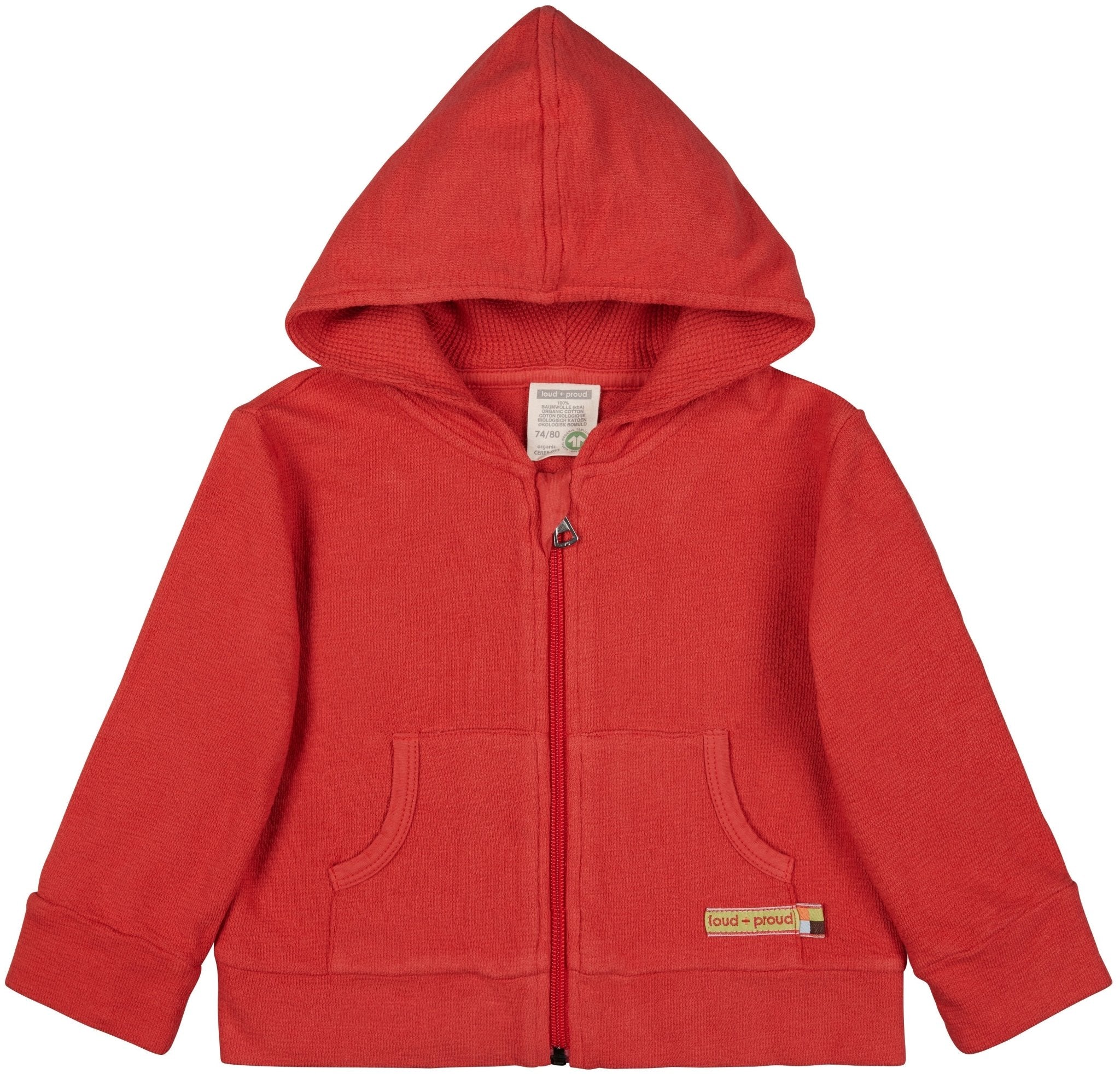 - Kapuzenjacke Strukturmuster - loud + proud - 3084-chi-50/56