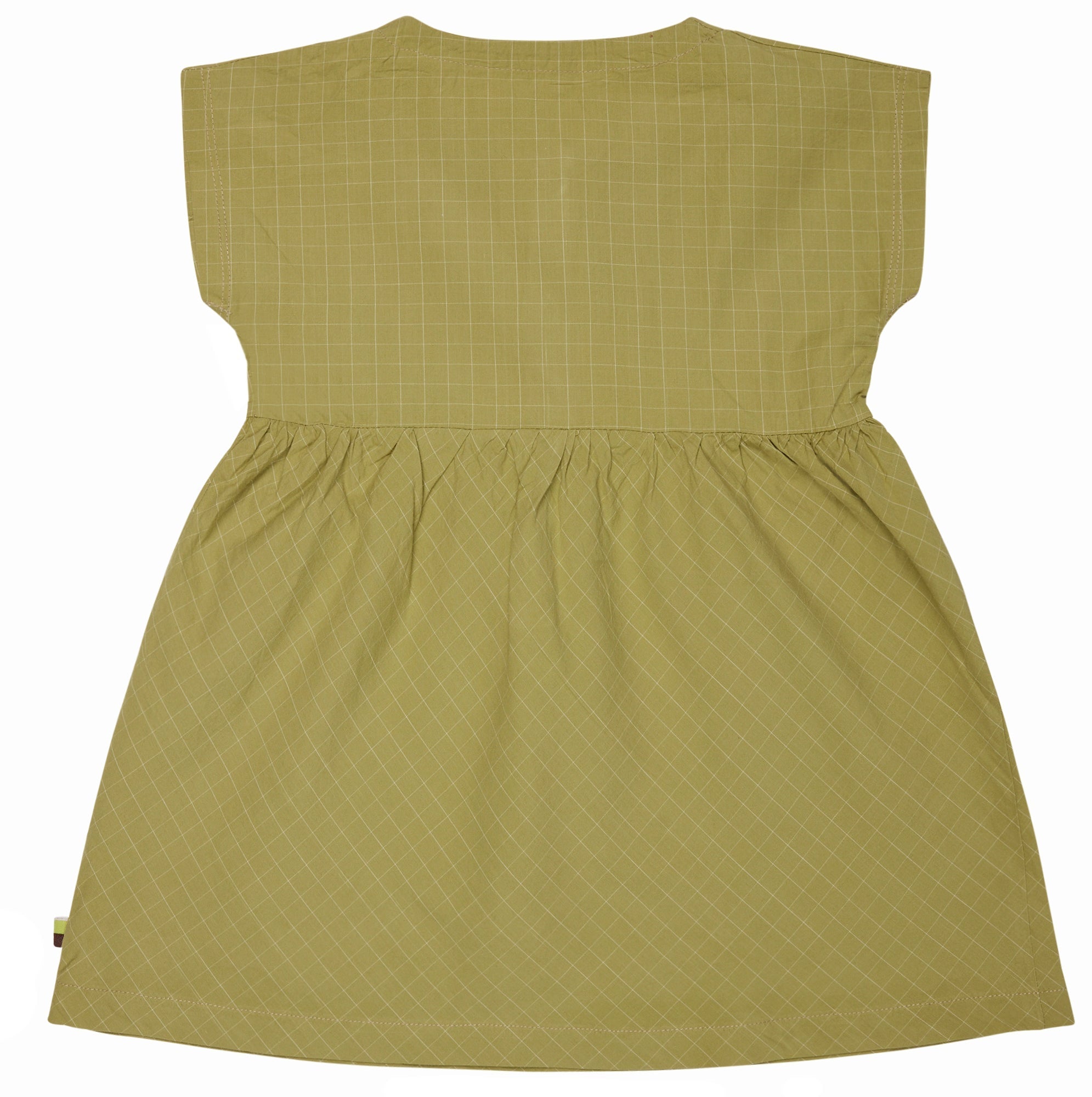 Kleid aus feinem Karo - loud + proud - 6072 - avo - 74/80