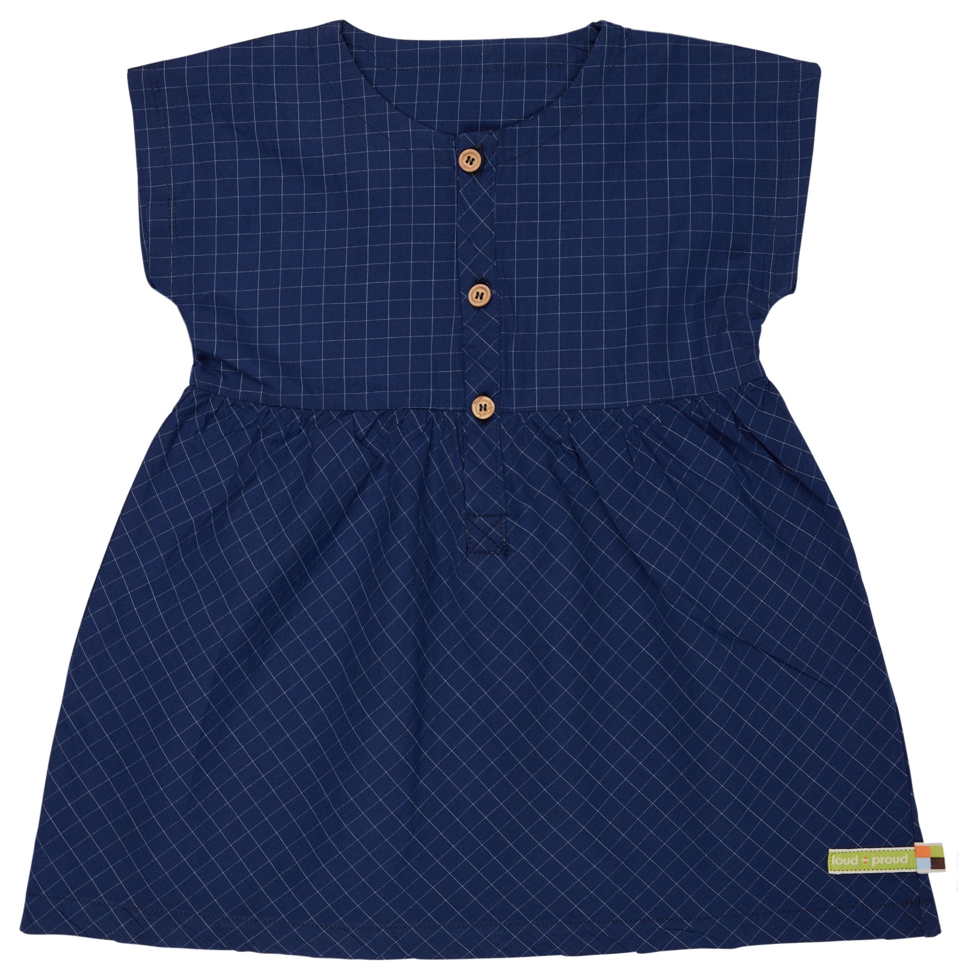 Kleid aus feinem Karo - loud + proud - 6072 - ul - 74/80