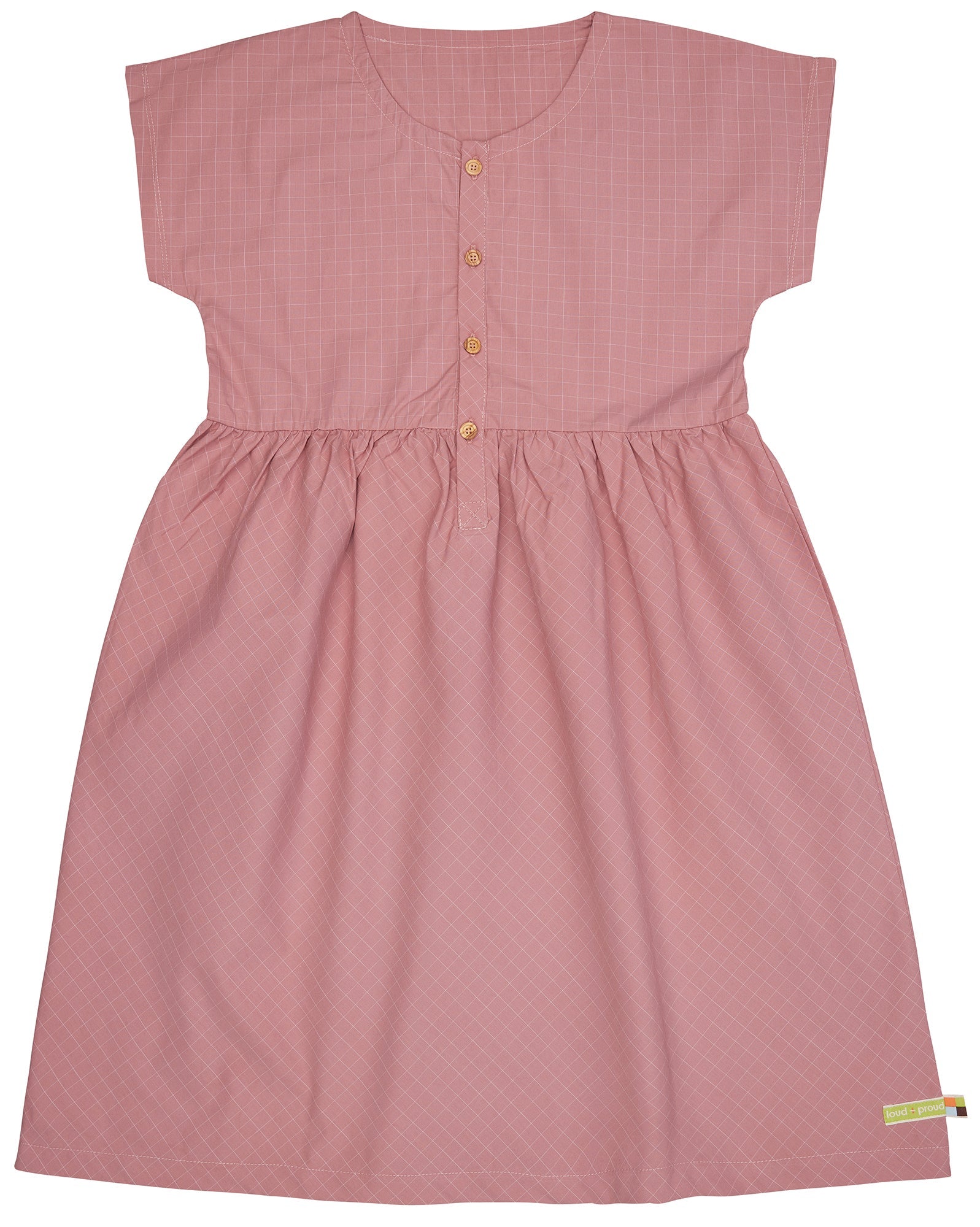 Kleid aus feinem Karo - loud + proud - 6072K - ast - 134/140