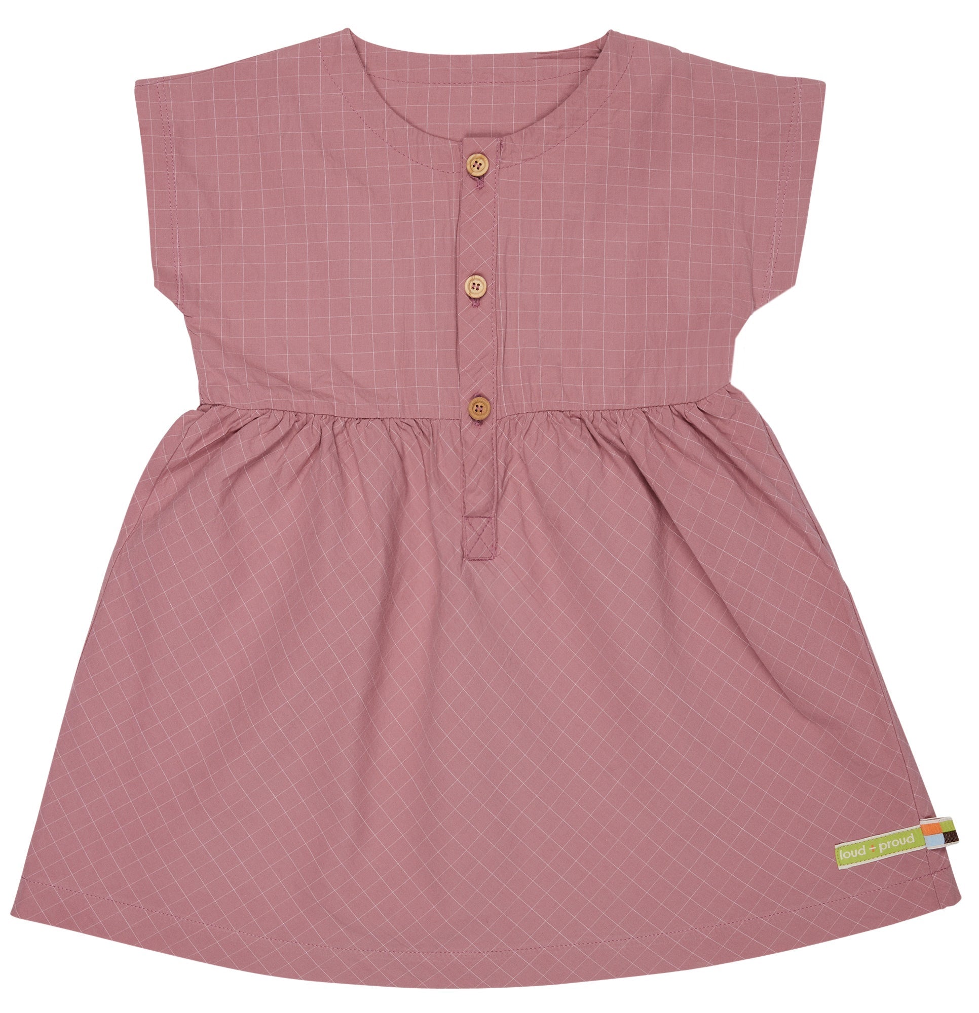 Kleid aus feinem Karo - loud + proud - 6072 - ast - 74/80