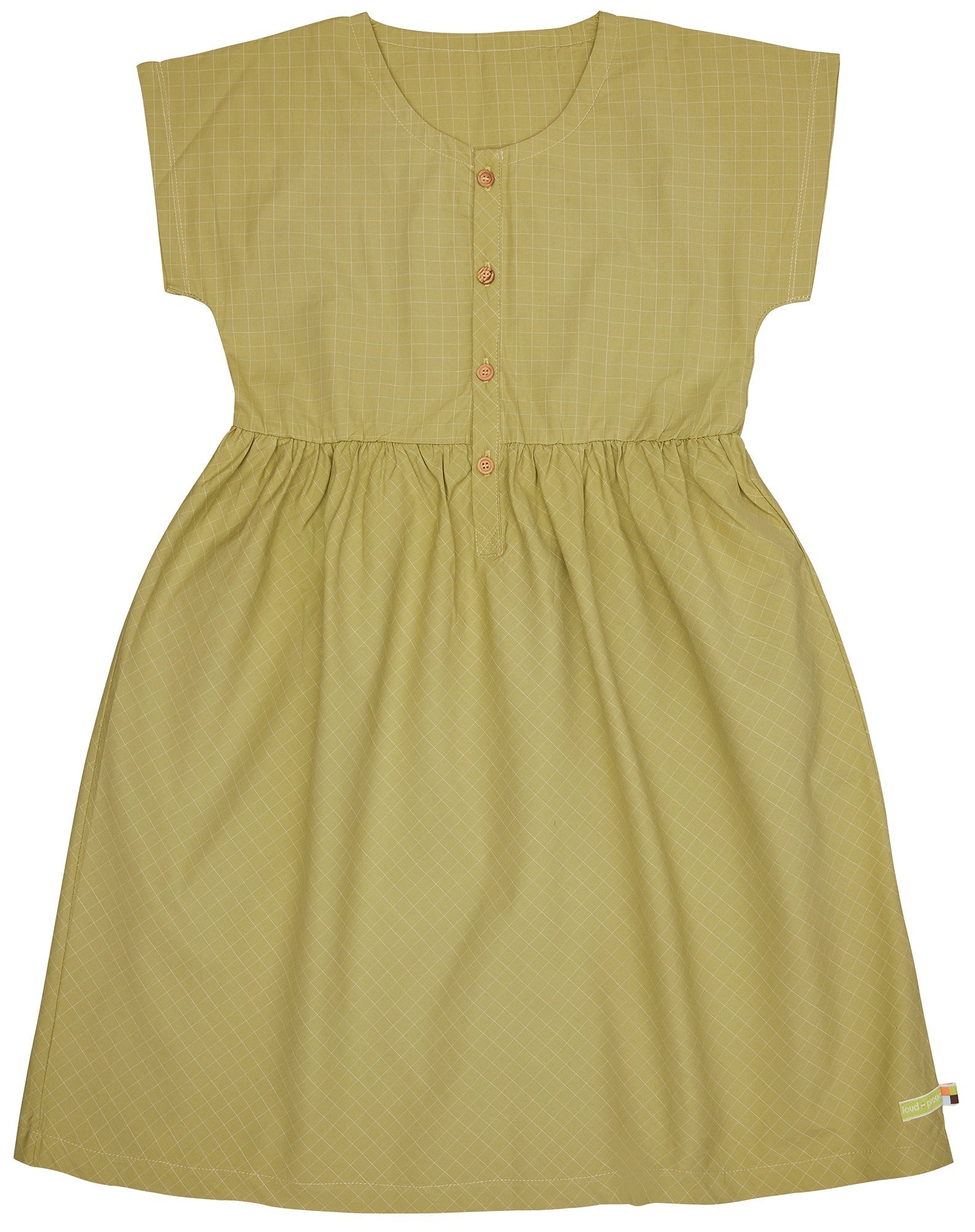 Kleid aus feinem Karo - loud + proud - 6072K - avo - 134/140