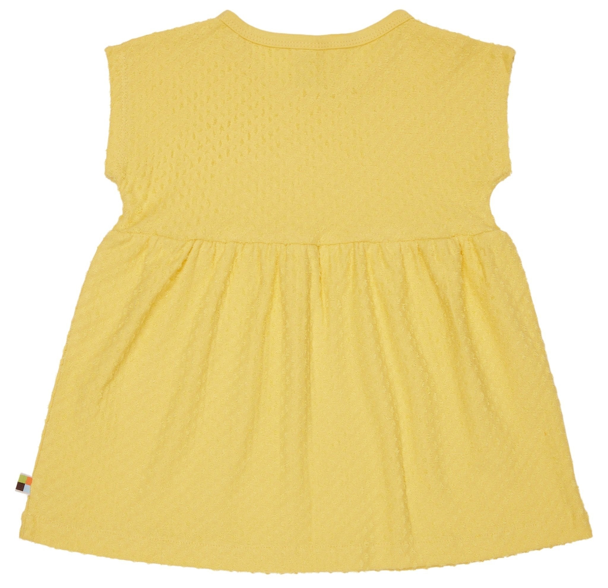 Kleid aus Frottee mit Punkten - loud + proud - 6071 - gol - 74/80