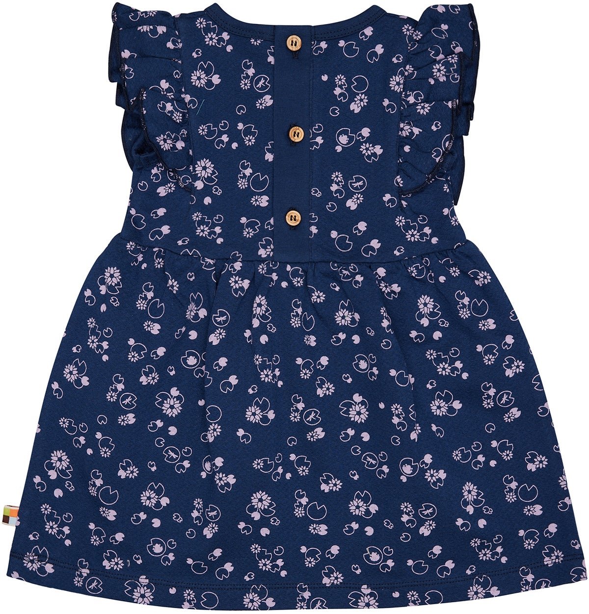 Kleid aus Musseline Jersey mit Druck - loud + proud - 6081 - ul - 74/80