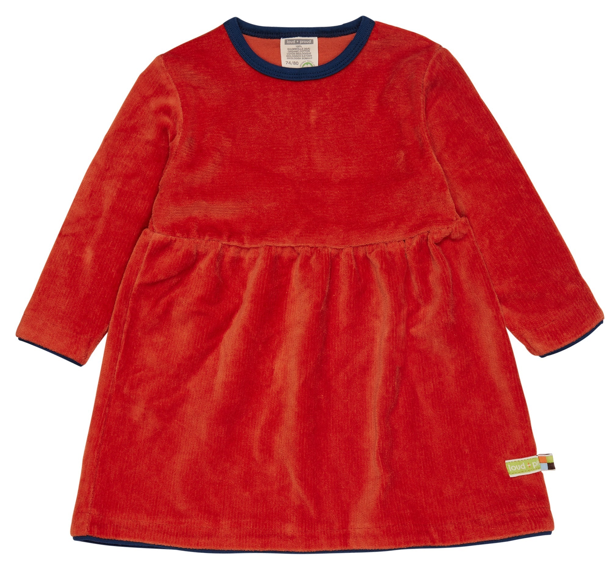 - Kleid Cord - loud + proud - 6063-Cinnamon-74/80