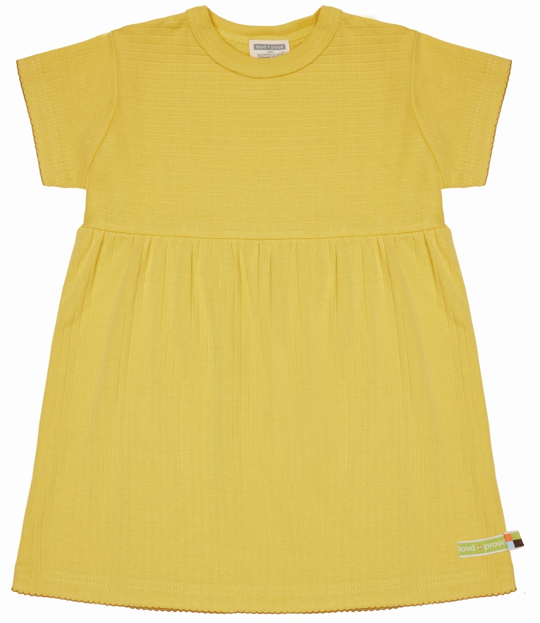 Kleid Derby Rib - loud + proud - 6068 - gol - 74/80