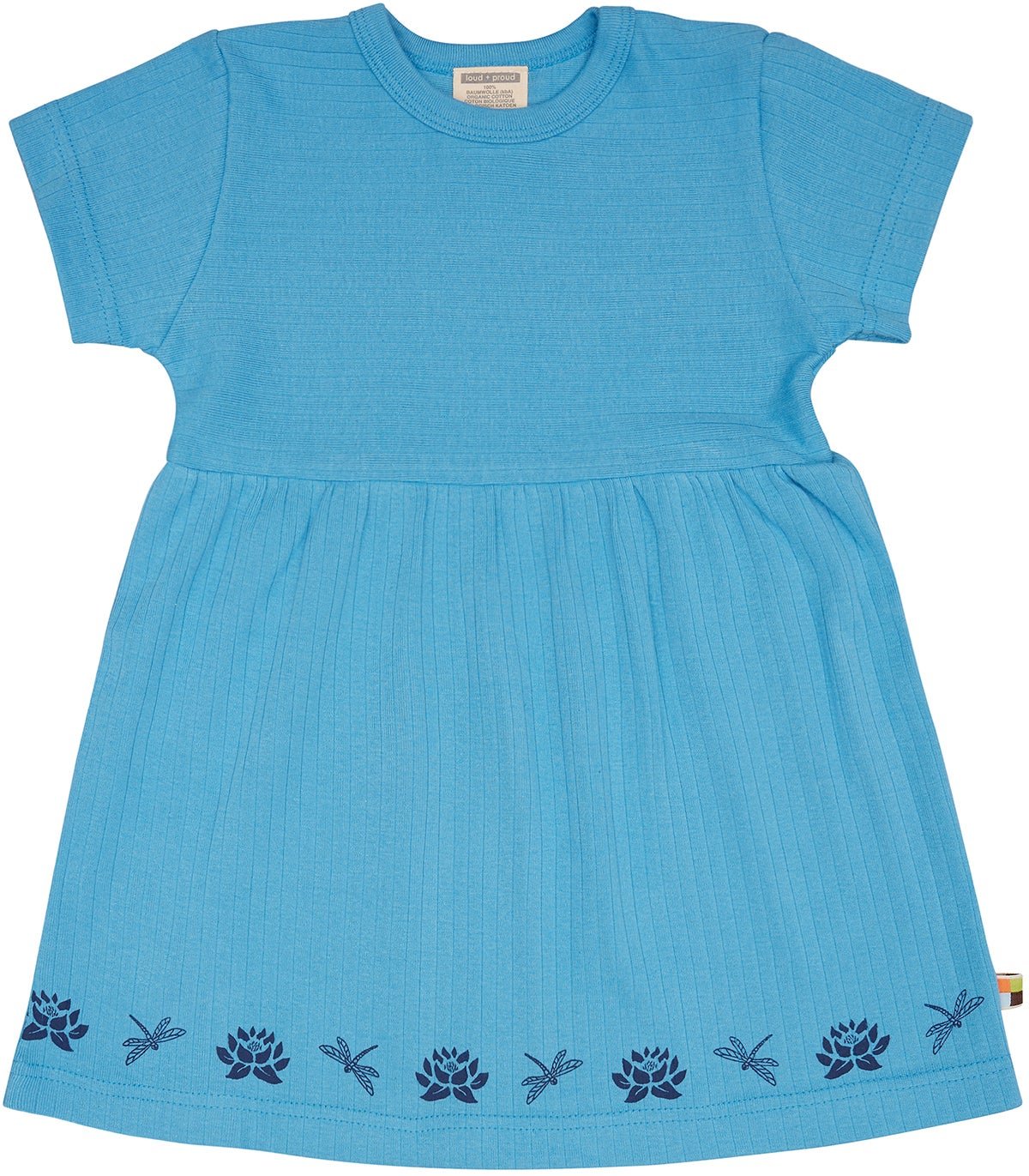 Kleid Derby Rib - loud + proud - 6082 - bas - 74/80