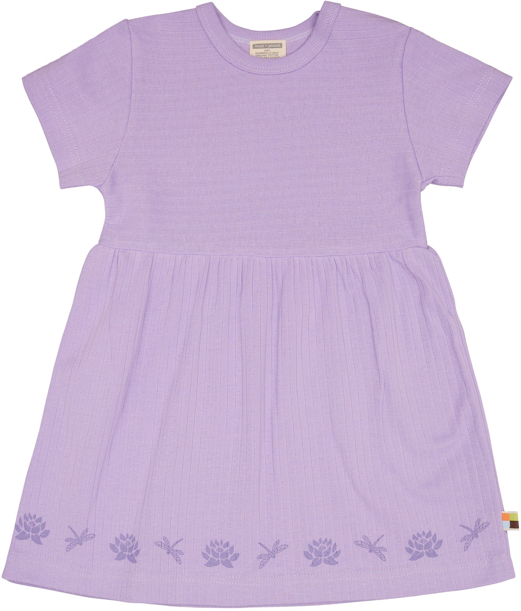 Kleid Derby Rib - loud + proud - 6082 - lil - 74/80