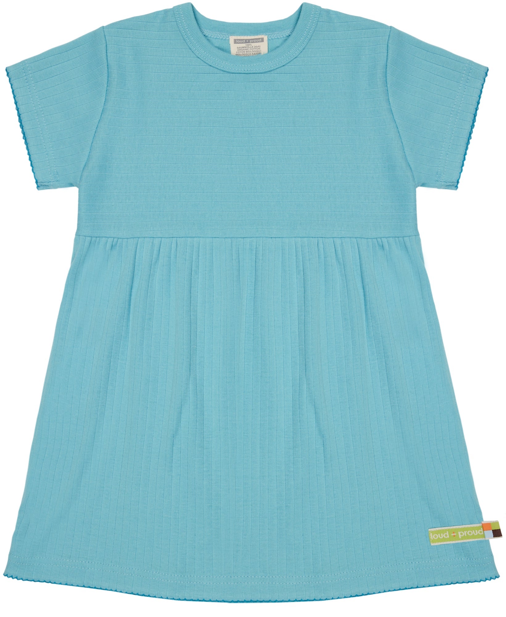 Kleid Derby Rib - loud + proud - 6068 - cya - 74/80