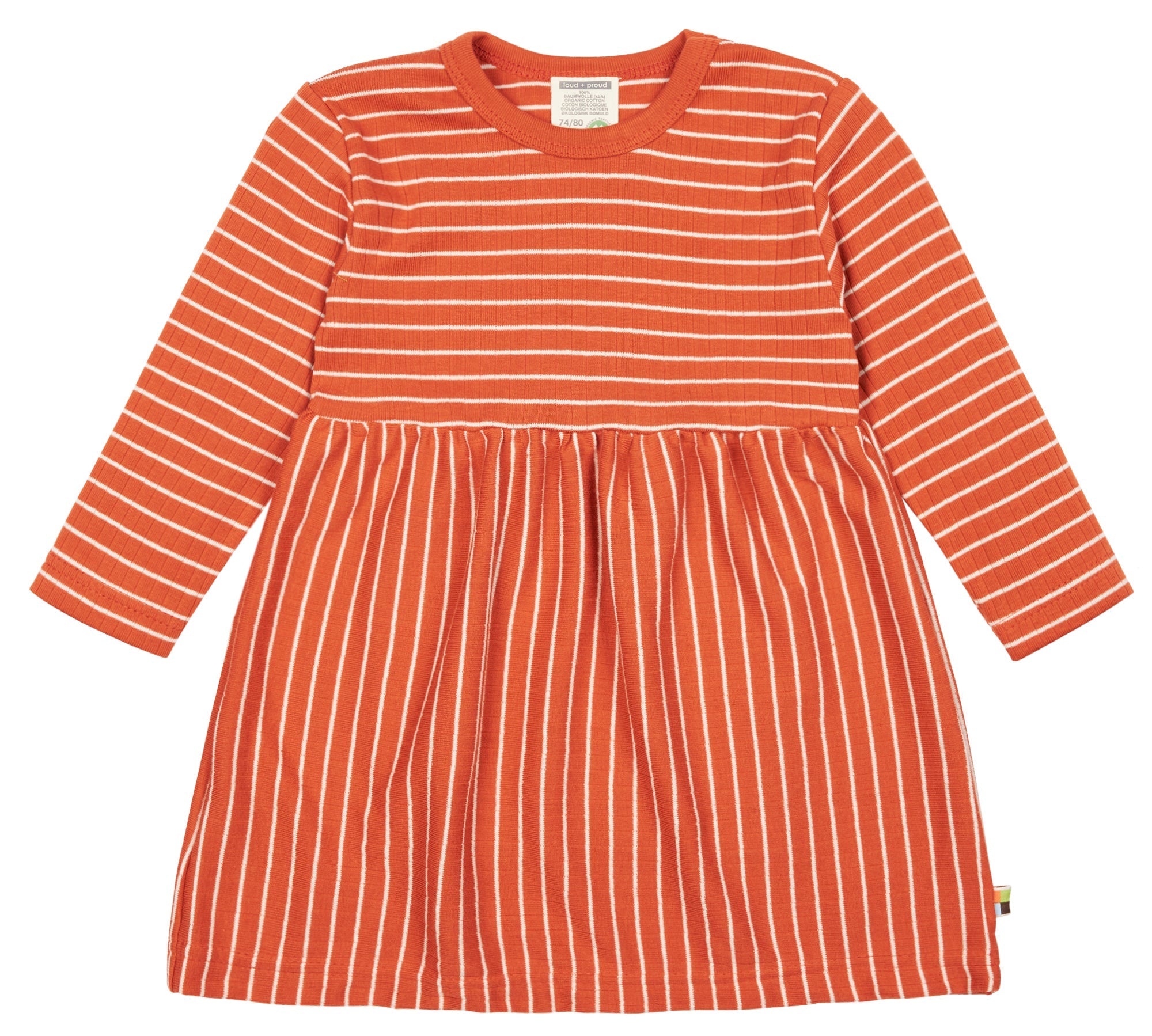 - Kleid Derby Rib - loud + proud - 6065-Cinnamon-74/80