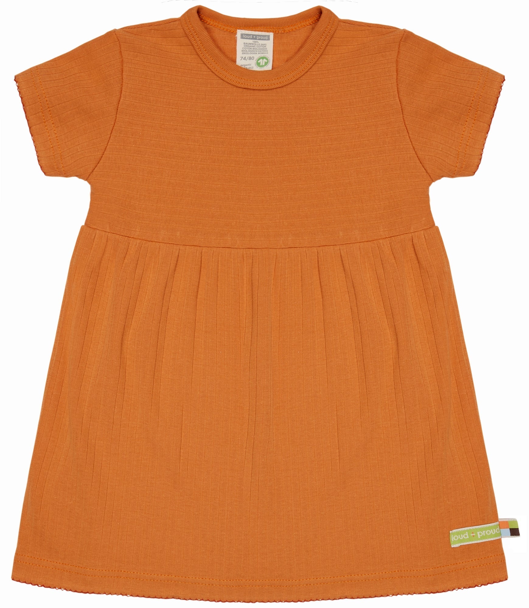 Kleid Derby Rib - loud + proud - 6068 - car - 74/80