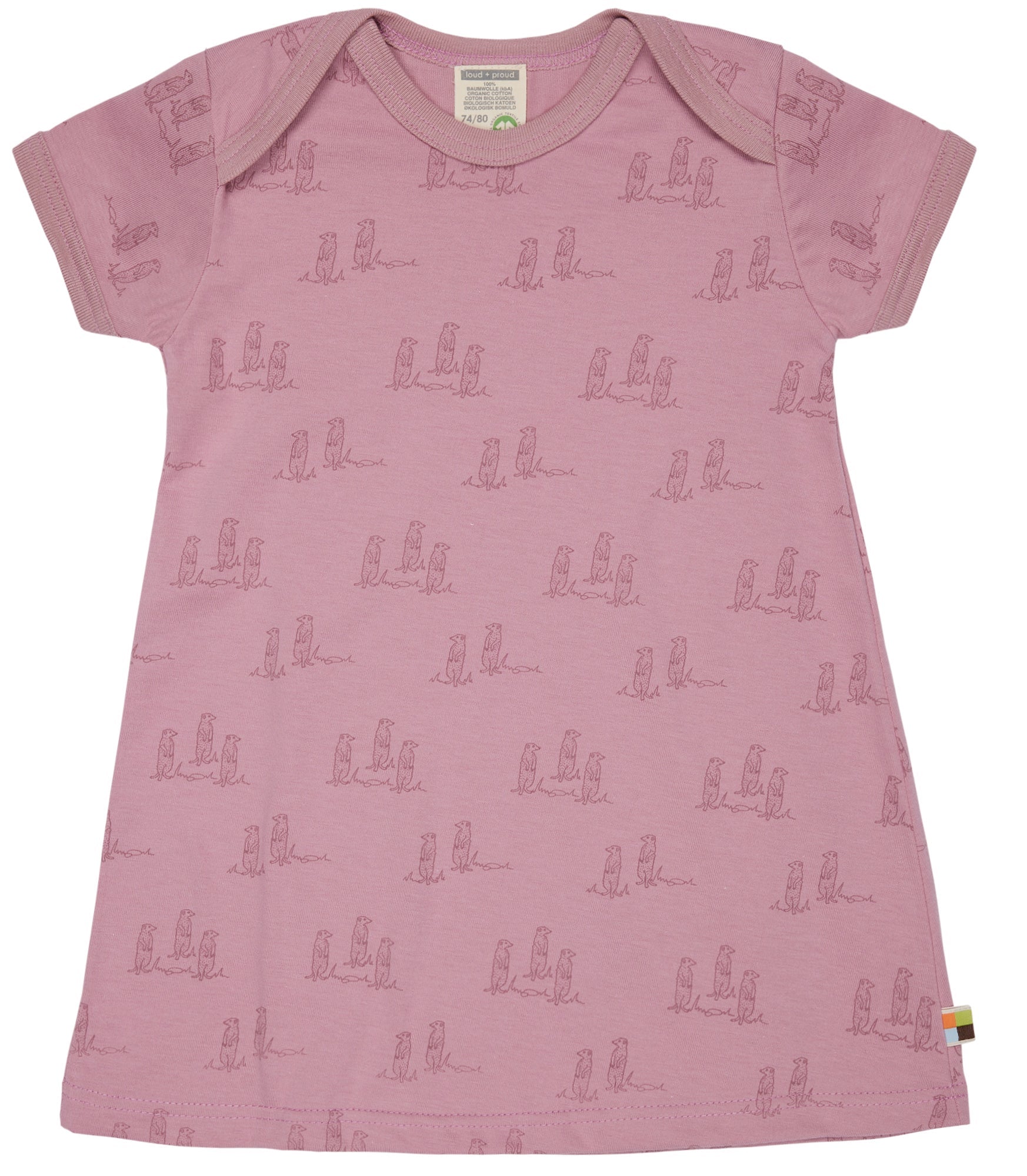 Kleid Druck - loud + proud - 6070 - ast - 74/80