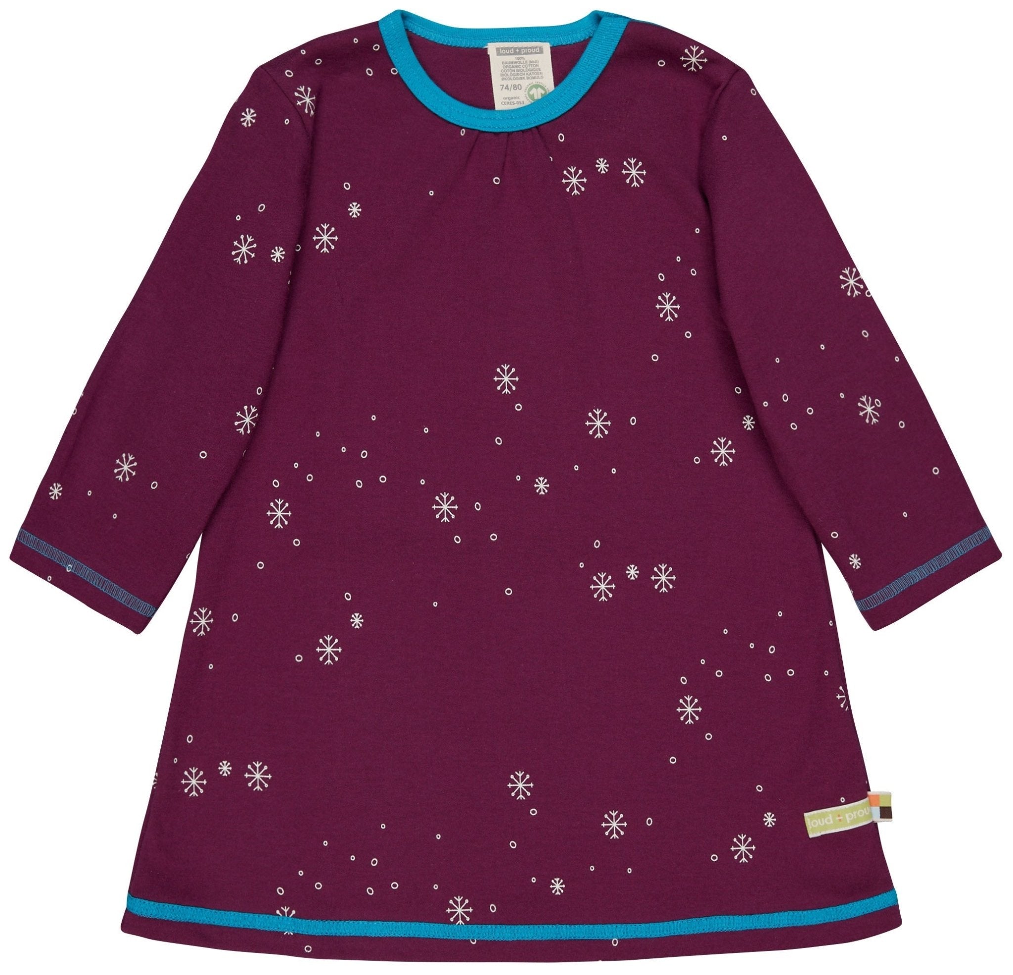 - Kleid Druck - loud + proud - 6033-plu-74/80