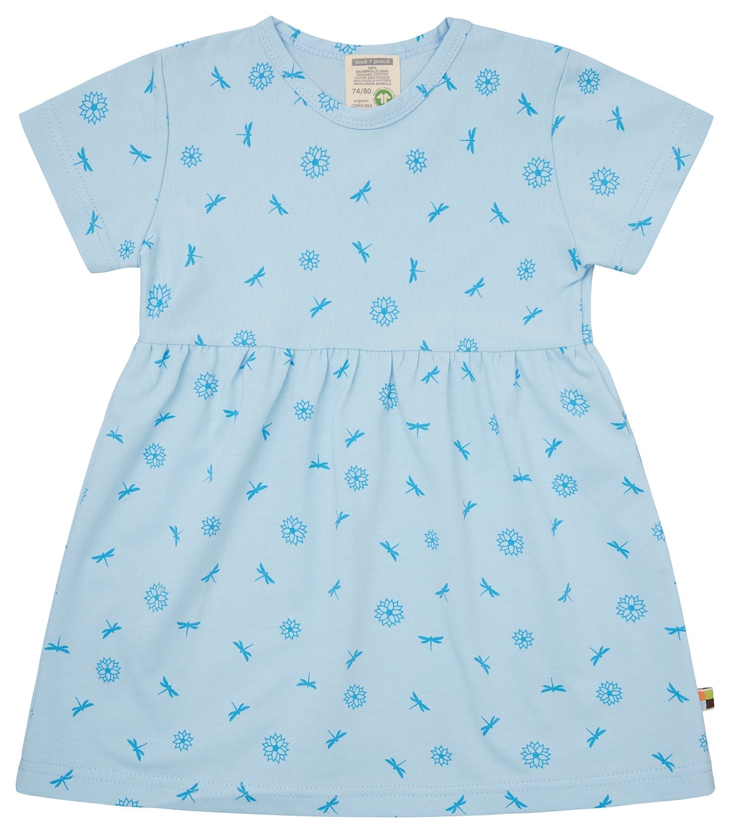 Kleid Druck - loud + proud - 6083 - basp - 74/80