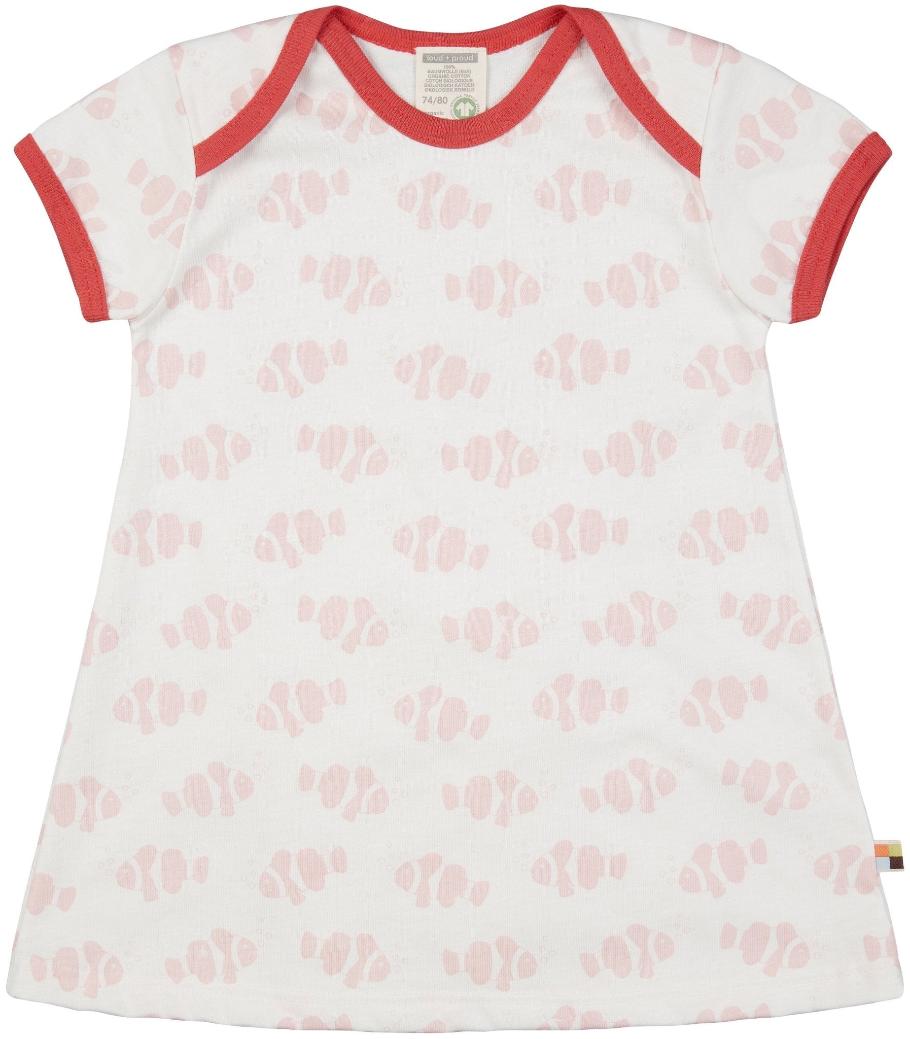 - Kleid Druck - loud + proud - 6042-rs-74/80